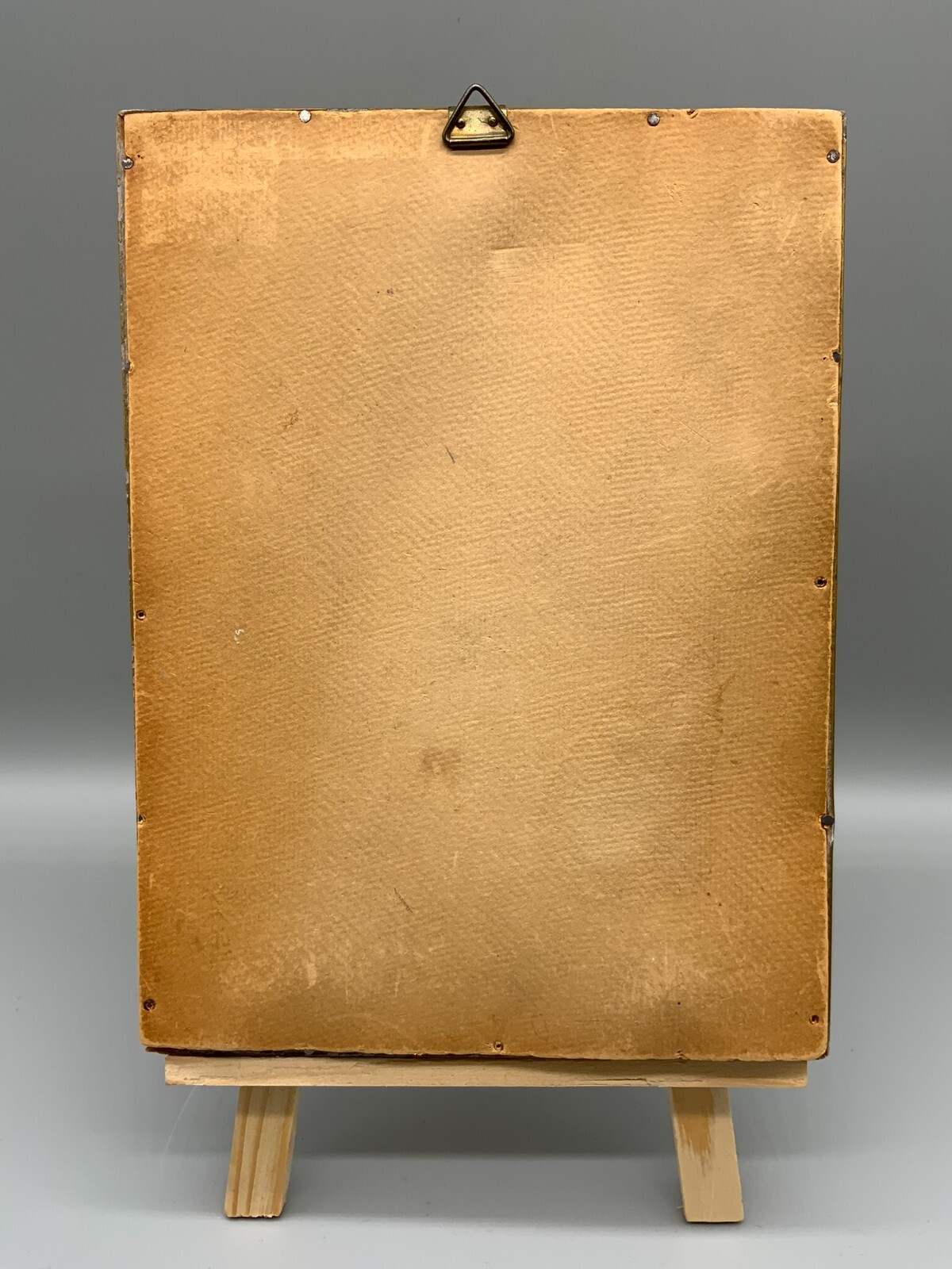ANTIKE KLOSTERARBEIT GERAHMT BRONZE PLAKETTE – Bild 10