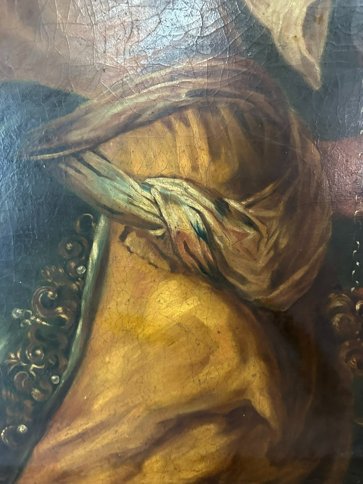 127x107cm ÖLGEMÄLDE KOPIE NACH ALTMEISTER VON Johan BOECKHORST ALLEGORIE – Bild 15