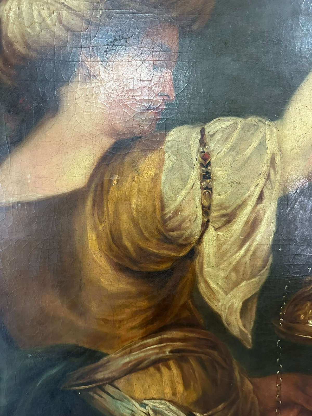 127x107cm ÖLGEMÄLDE KOPIE NACH ALTMEISTER VON Johan BOECKHORST ALLEGORIE – Bild 16