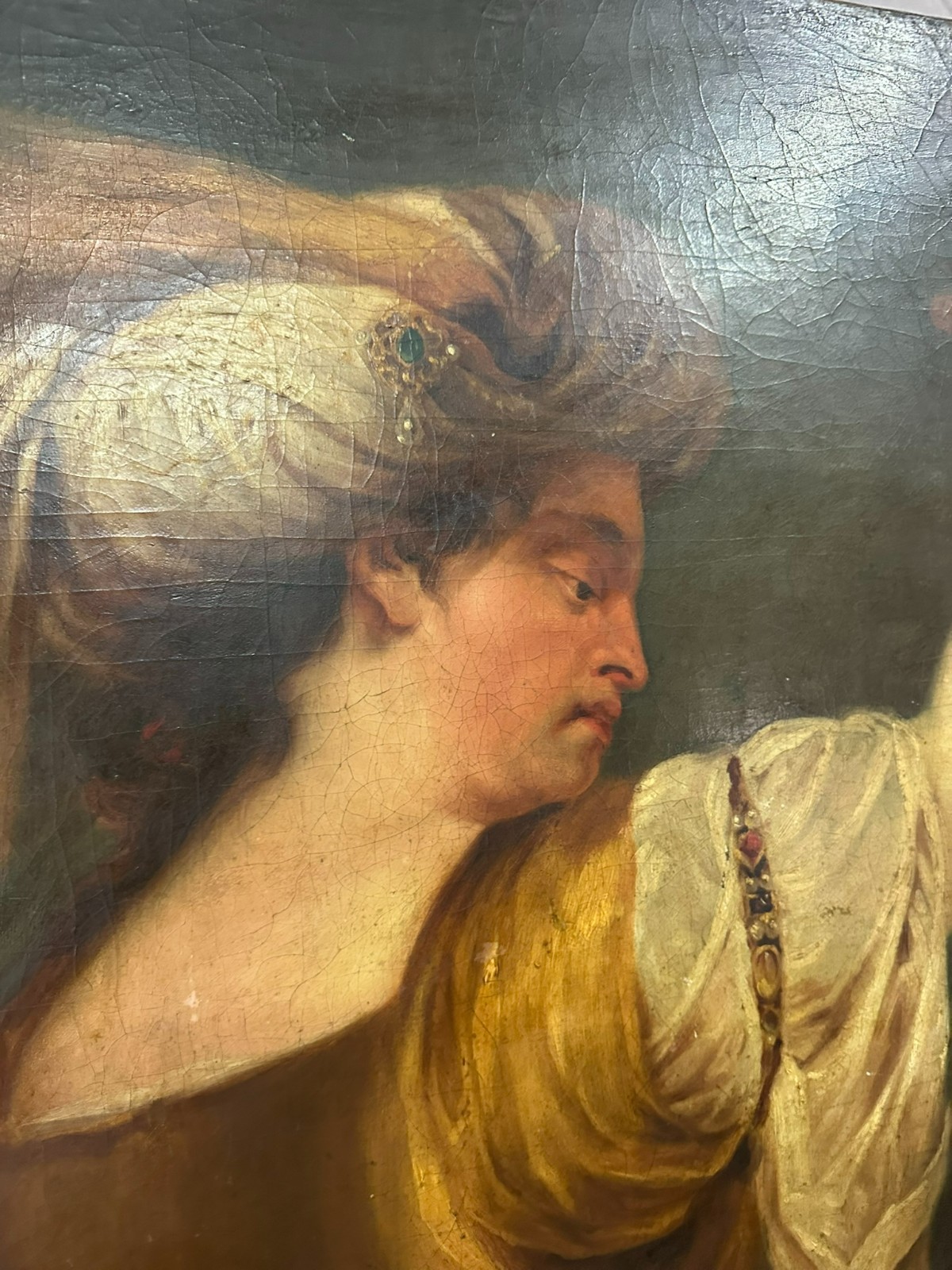 127x107cm ÖLGEMÄLDE KOPIE NACH ALTMEISTER VON Johan BOECKHORST ALLEGORIE – Bild 7