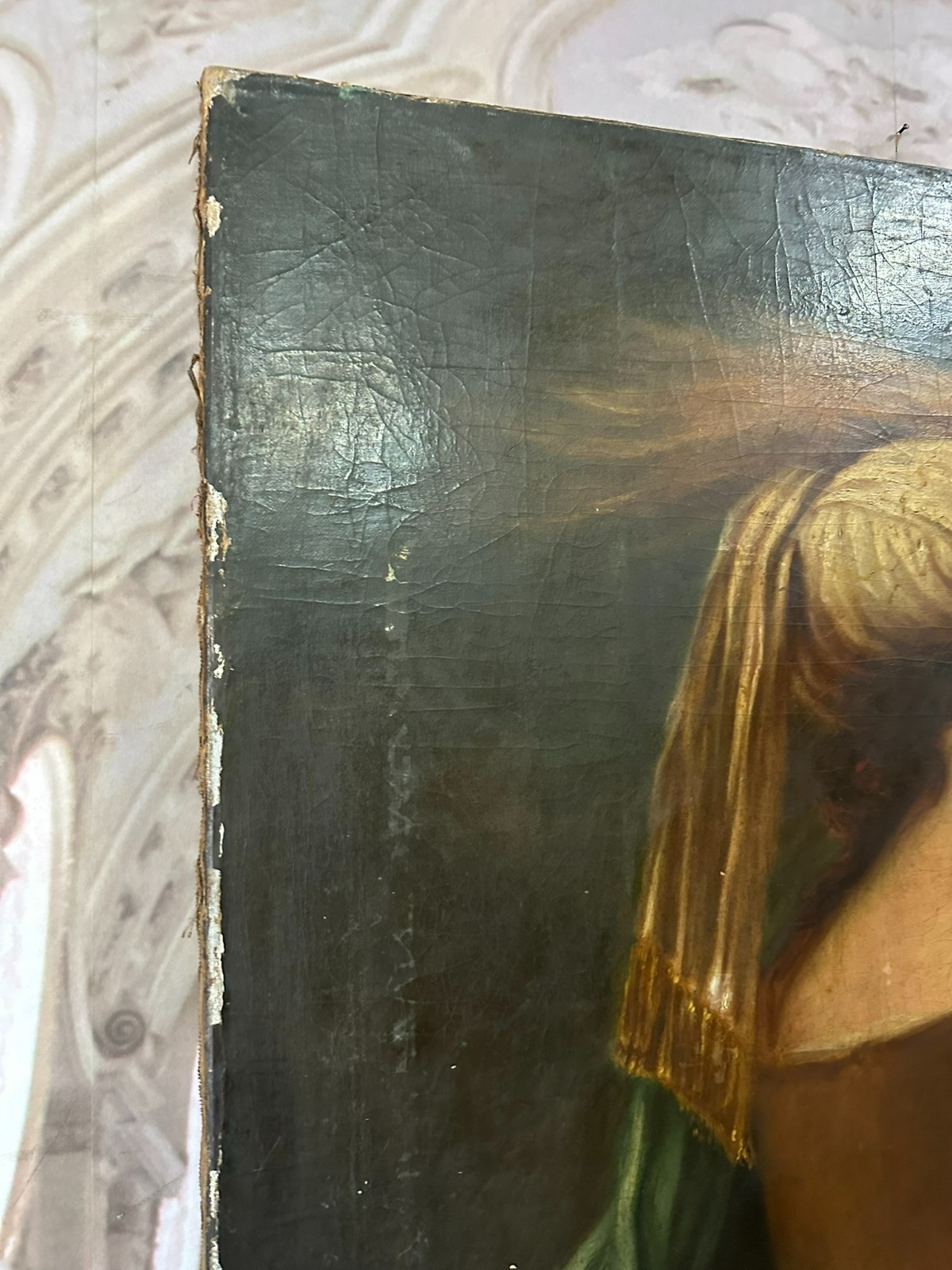 127x107cm ÖLGEMÄLDE KOPIE NACH ALTMEISTER VON Johan BOECKHORST ALLEGORIE – Bild 8