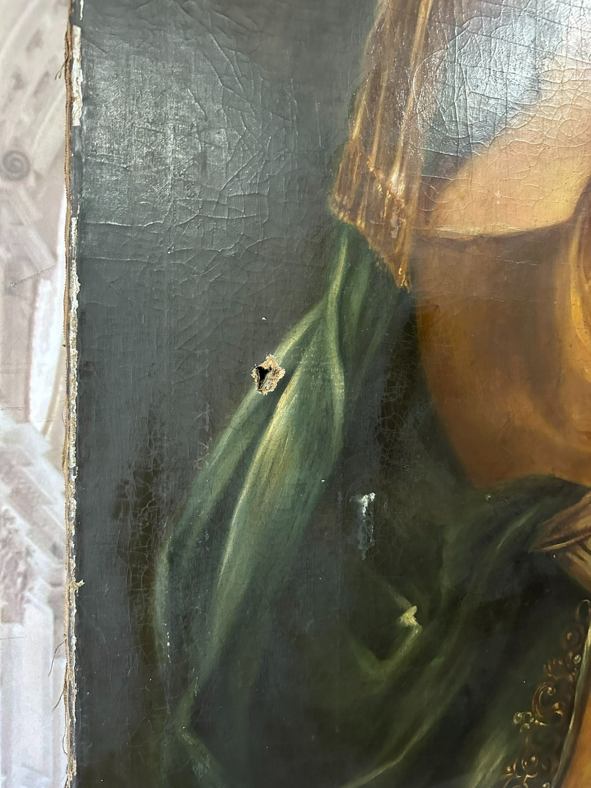 127x107cm ÖLGEMÄLDE KOPIE NACH ALTMEISTER VON Johan BOECKHORST ALLEGORIE – Bild 9