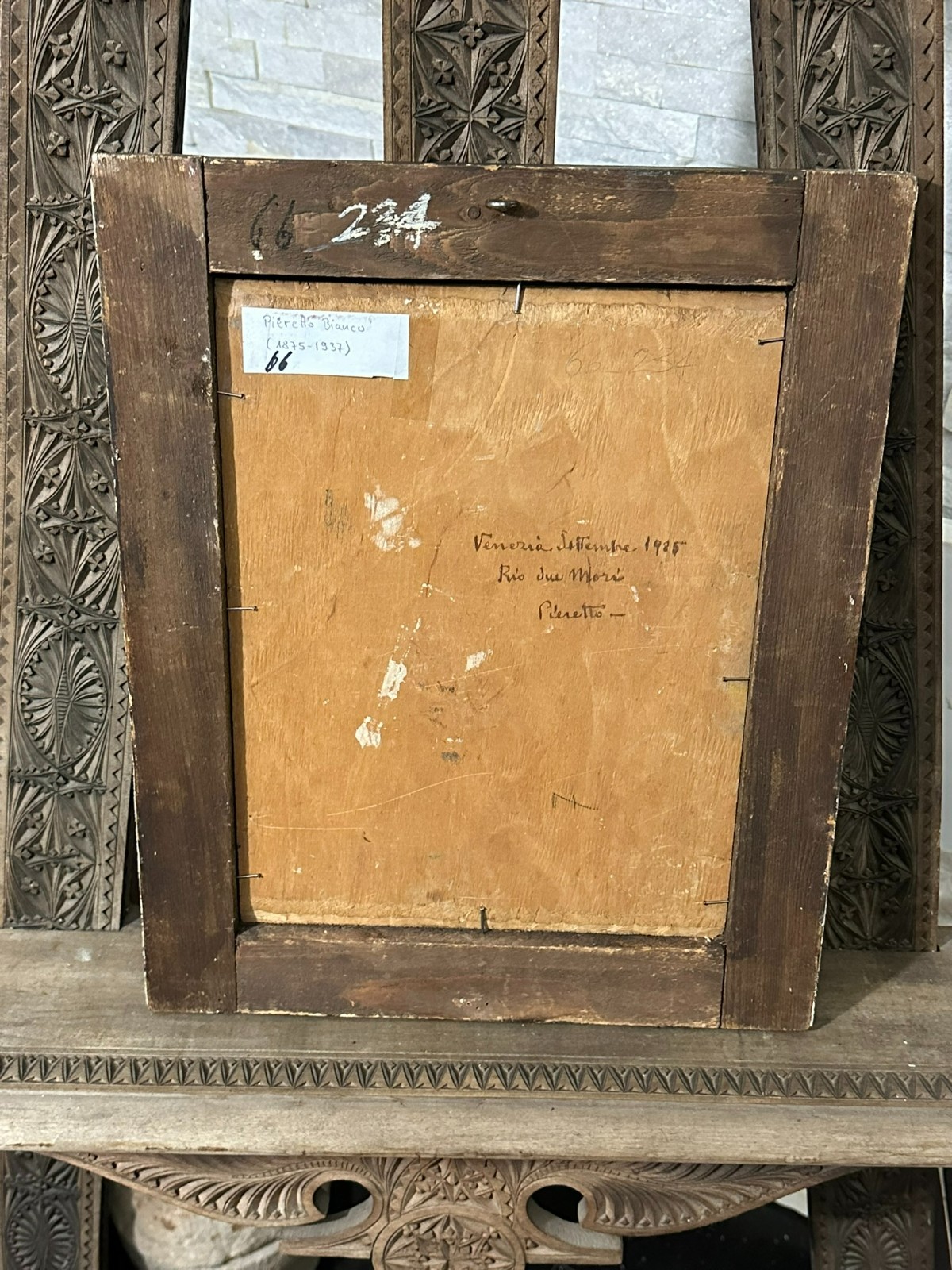 ANTIKES ÖLGEMÄLDE VENEDIG VENEZIA GEMÄLDE VON 1925 Pieretto BIANCO (1875-1937) – Bild 12