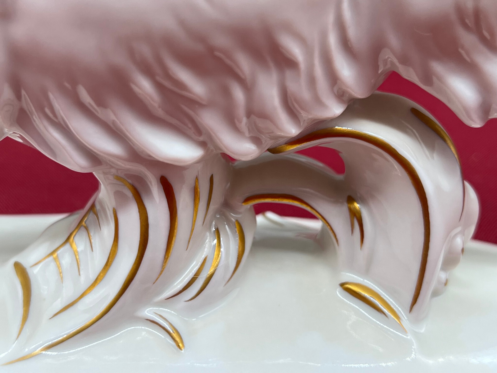 PORZELLAN FIGUR PUTTO AUF ZIEGENBOCK VOLKSTEDT ENTWURF HUGO MEISEL – Bild 15