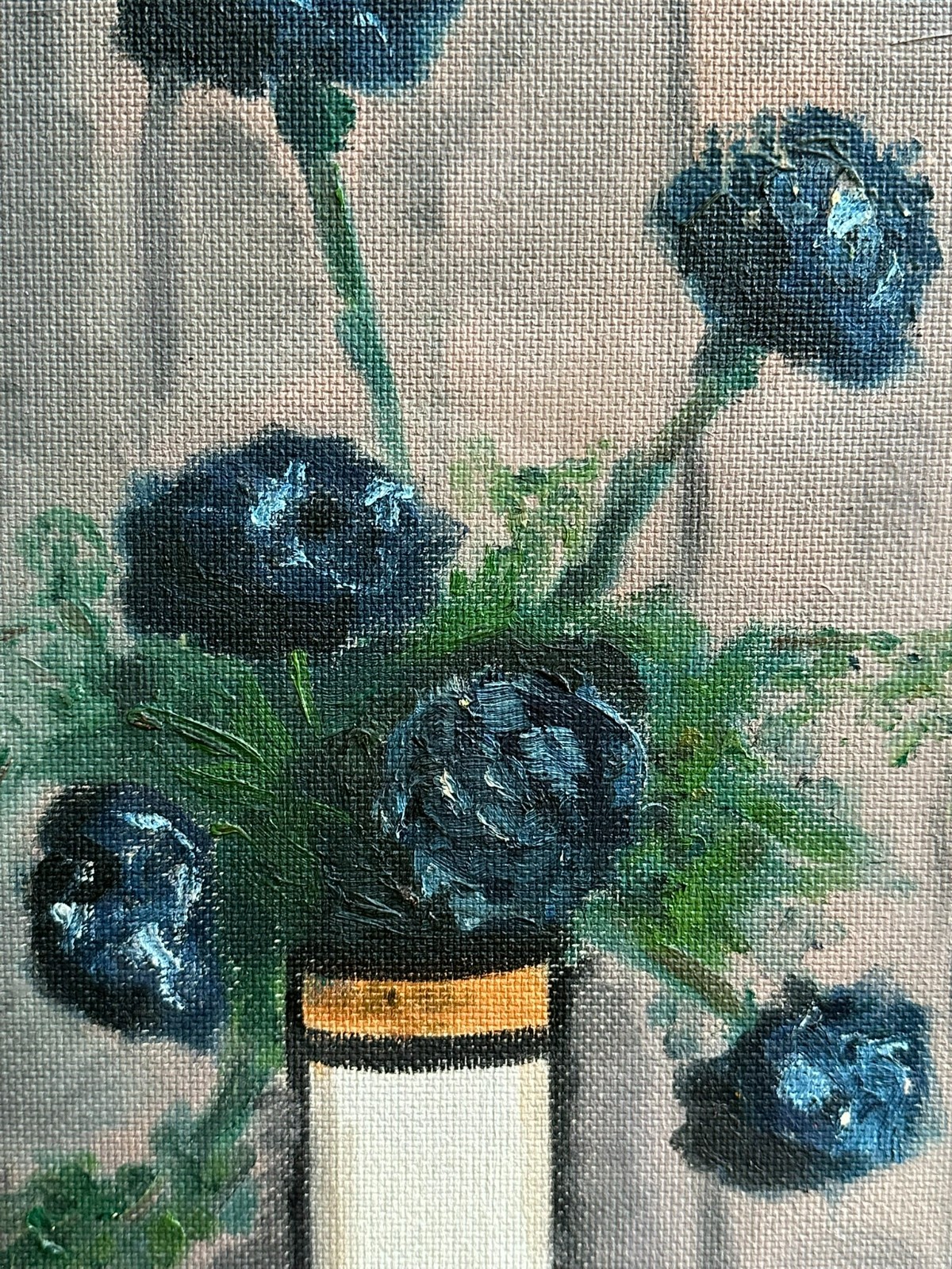 ÖLGEMÄLDE GEMÄLDE BLUMENSTILLLEBEN BLUMEN STILLLEBEN – Bild 9
