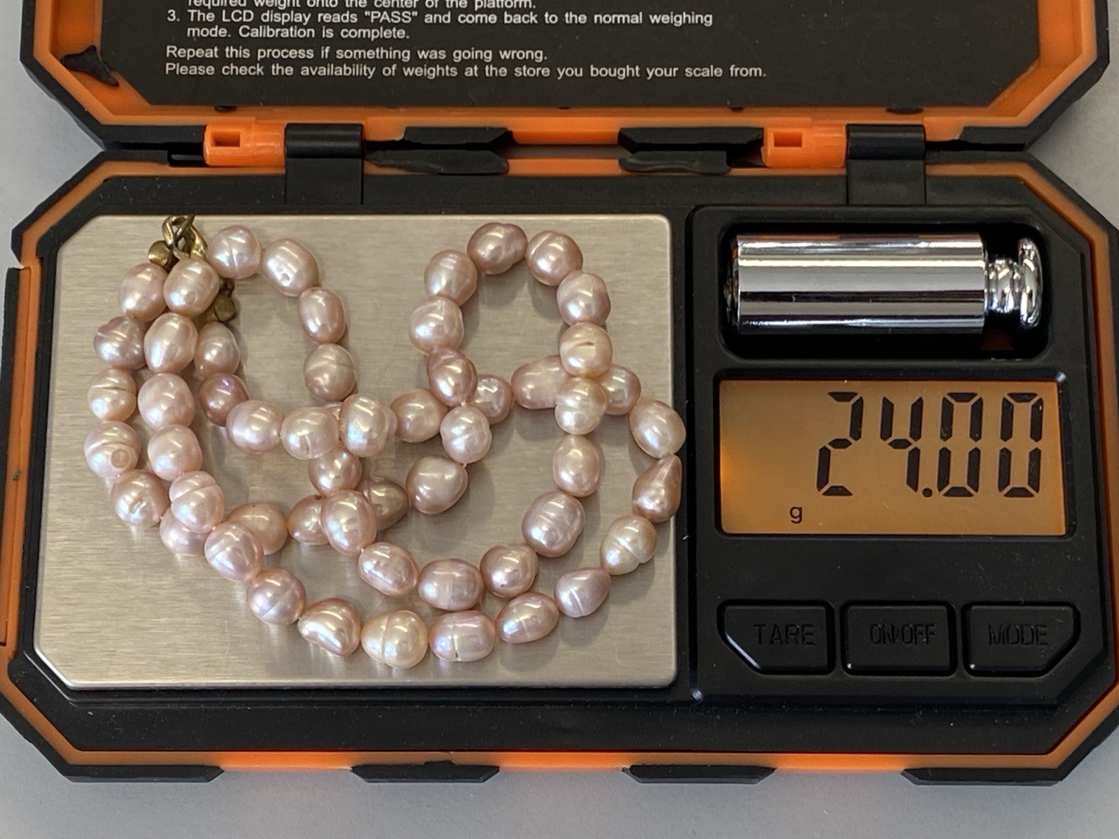 HALSKETTE PERLENKETTE KETTE PERLE PERLEN WOHL SÜDSEEPERLEN 0,5 - 0,7cm – Bild 17