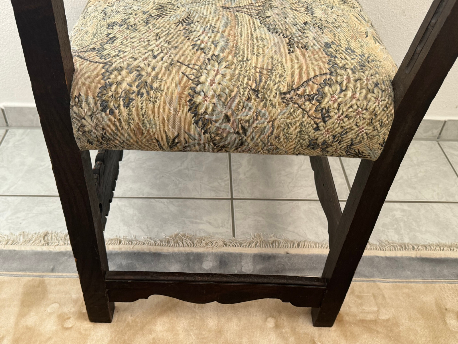 ANTIKER GRÜNDERZEIT NEO RENAISSANCE SESSEL EICHE MASSIV HANDGESCHNITZT 19 TES JH – Bild 16