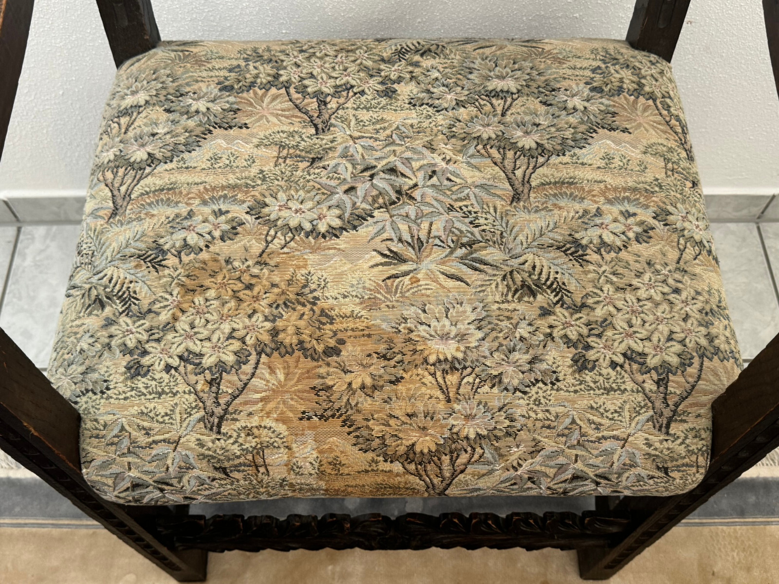 ANTIKER GRÜNDERZEIT NEO RENAISSANCE SESSEL EICHE MASSIV HANDGESCHNITZT 19 TES JH – Bild 5