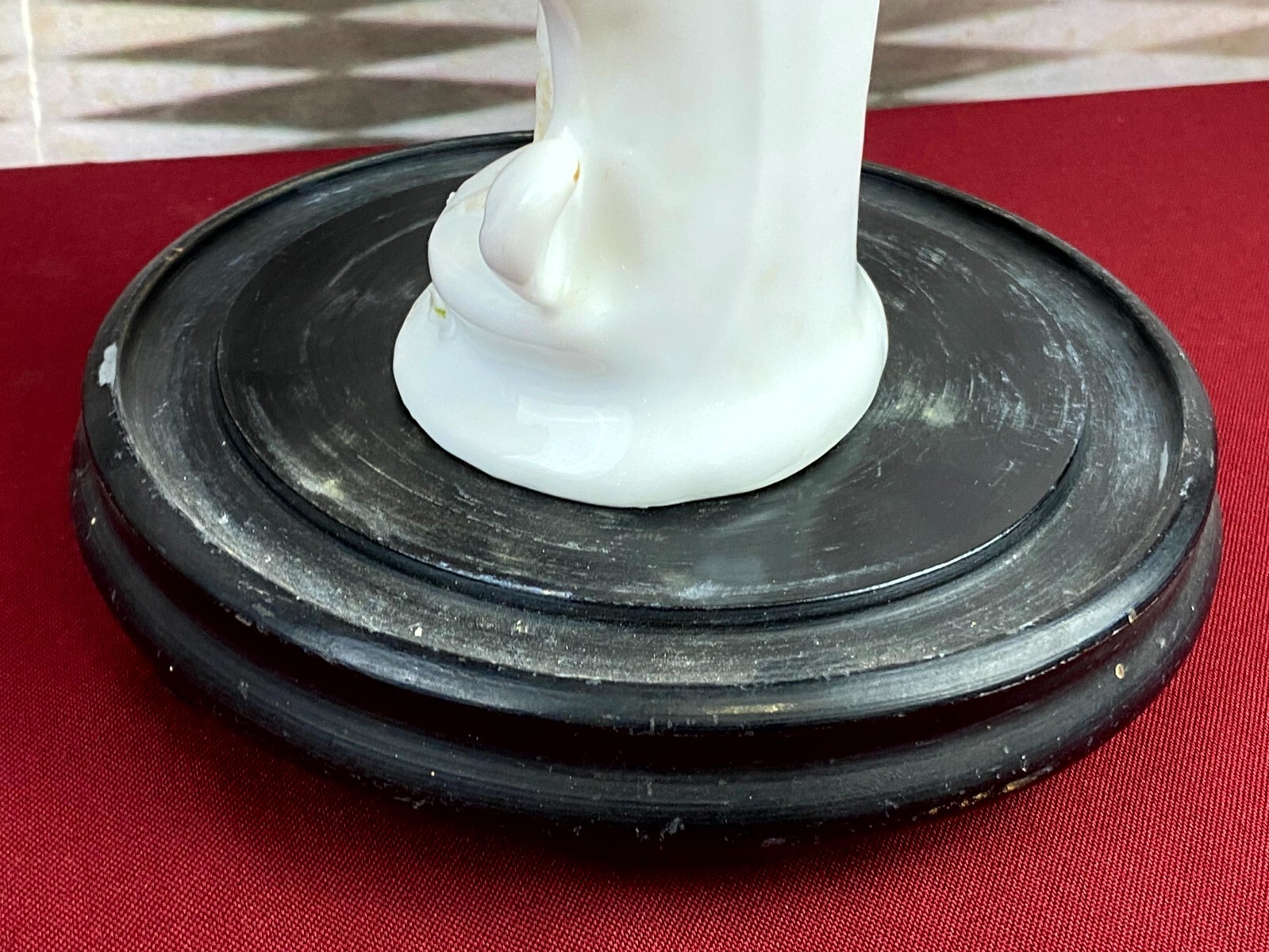 GLOBE DE MARIEE HOCHZEIT ANDENKEN FRANKREICH NAPOLEON III PORZELLAN FIGUR 34cm – Bild 16