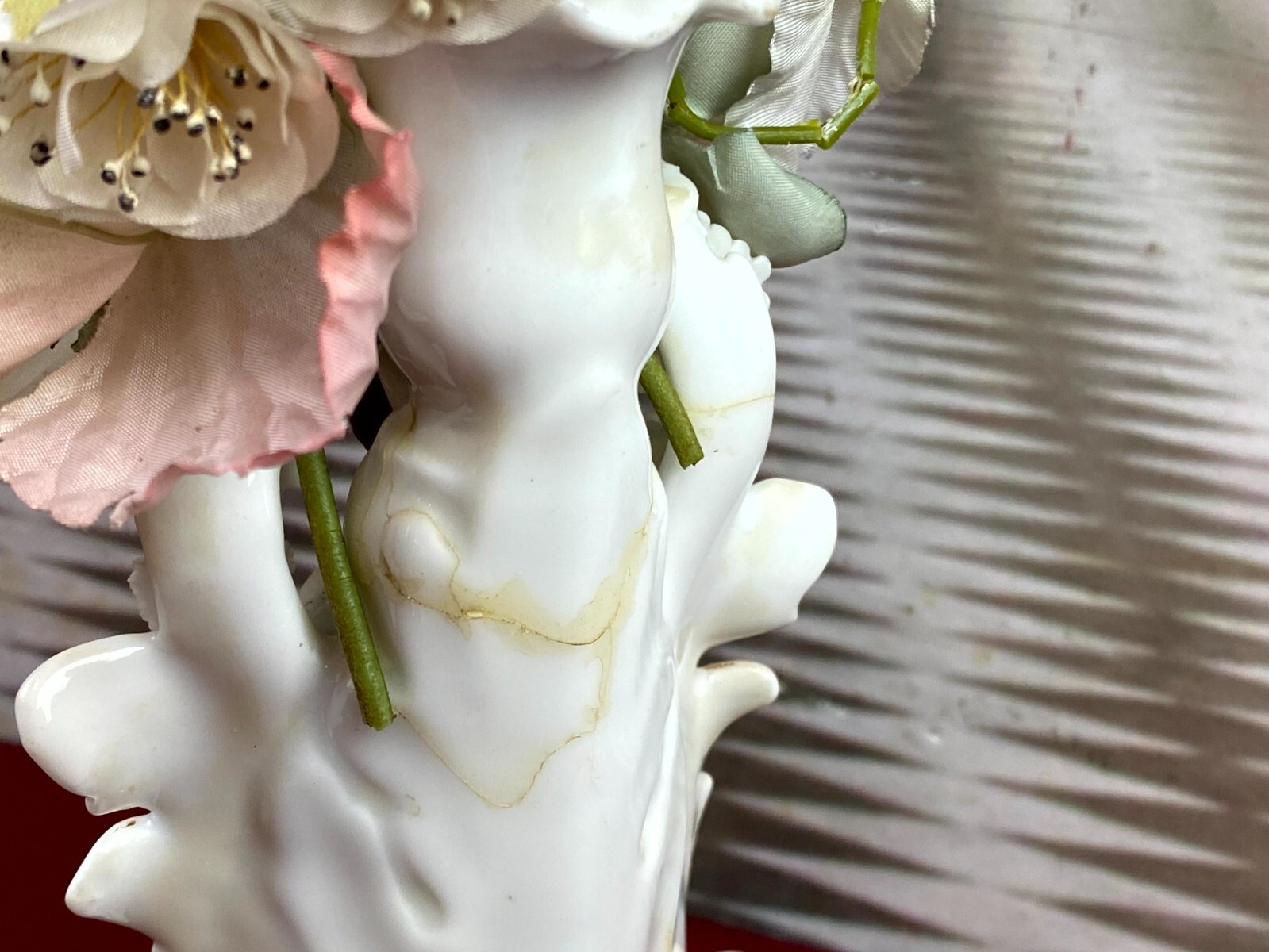 GLOBE DE MARIEE HOCHZEIT ANDENKEN FRANKREICH NAPOLEON III PORZELLAN FIGUR 34cm – Bild 18