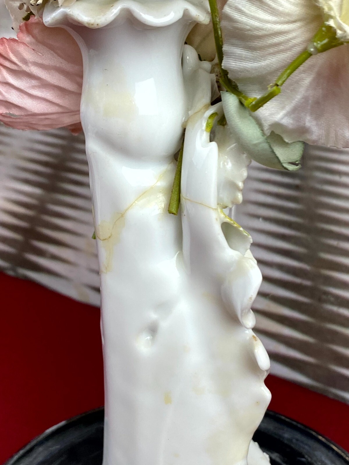 GLOBE DE MARIEE HOCHZEIT ANDENKEN FRANKREICH NAPOLEON III PORZELLAN FIGUR 34cm – Bild 19