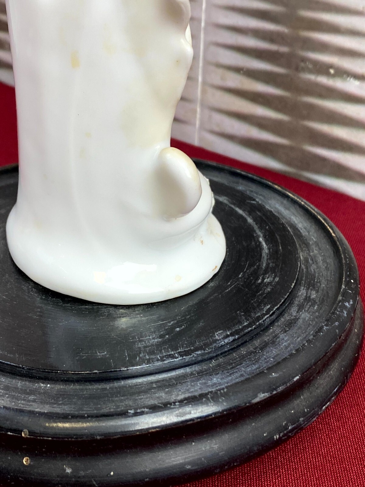 GLOBE DE MARIEE HOCHZEIT ANDENKEN FRANKREICH NAPOLEON III PORZELLAN FIGUR 34cm – Bild 20