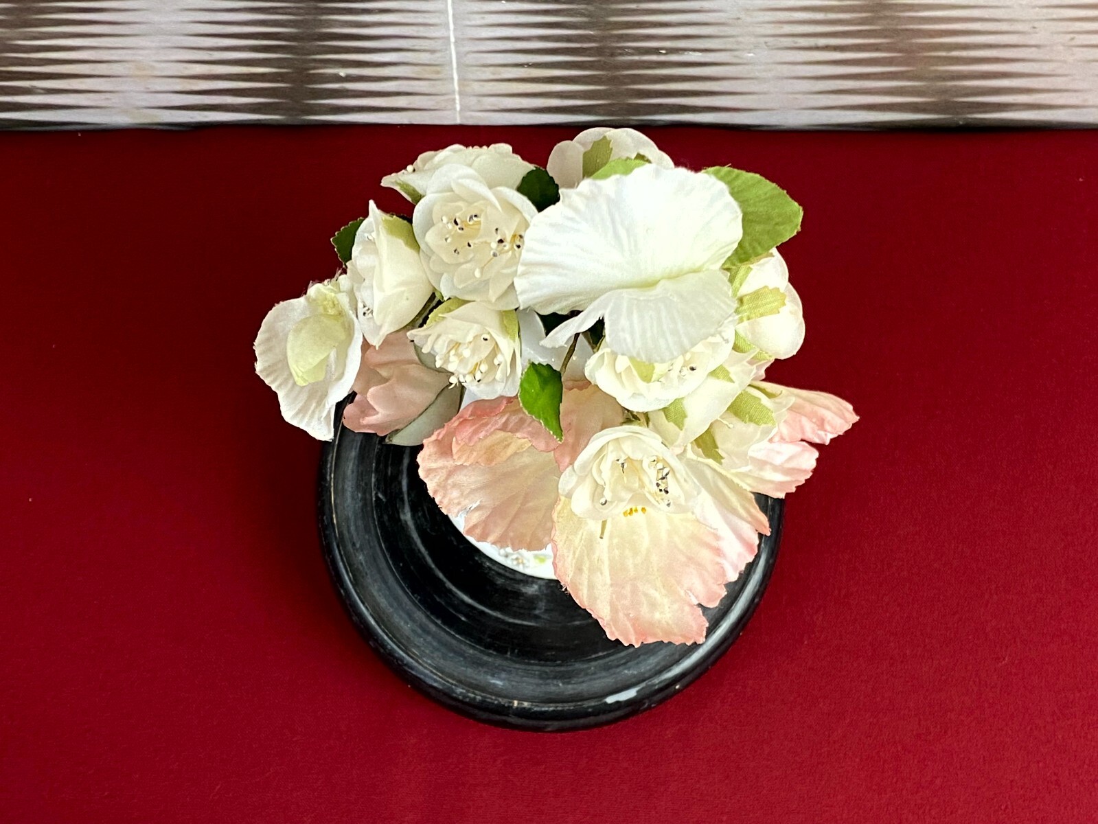 GLOBE DE MARIEE HOCHZEIT ANDENKEN FRANKREICH NAPOLEON III PORZELLAN FIGUR 34cm – Bild 7