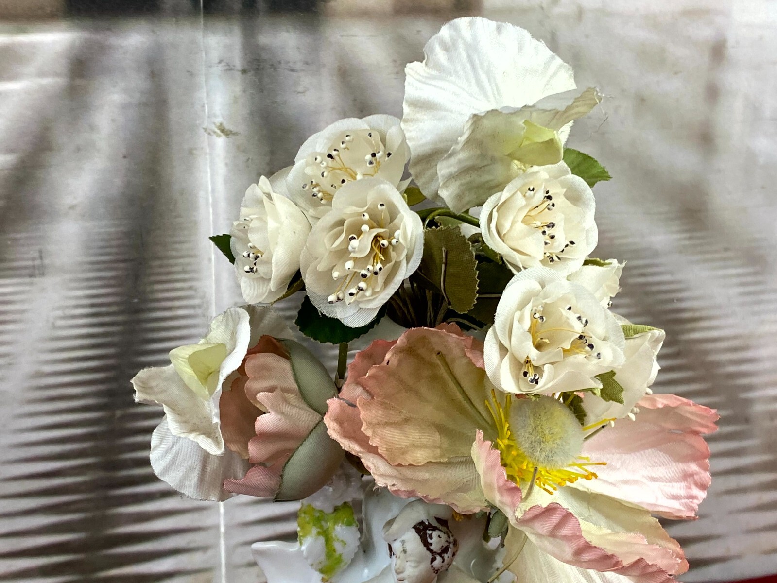 GLOBE DE MARIEE HOCHZEIT ANDENKEN FRANKREICH NAPOLEON III PORZELLAN FIGUR 34cm – Bild 8