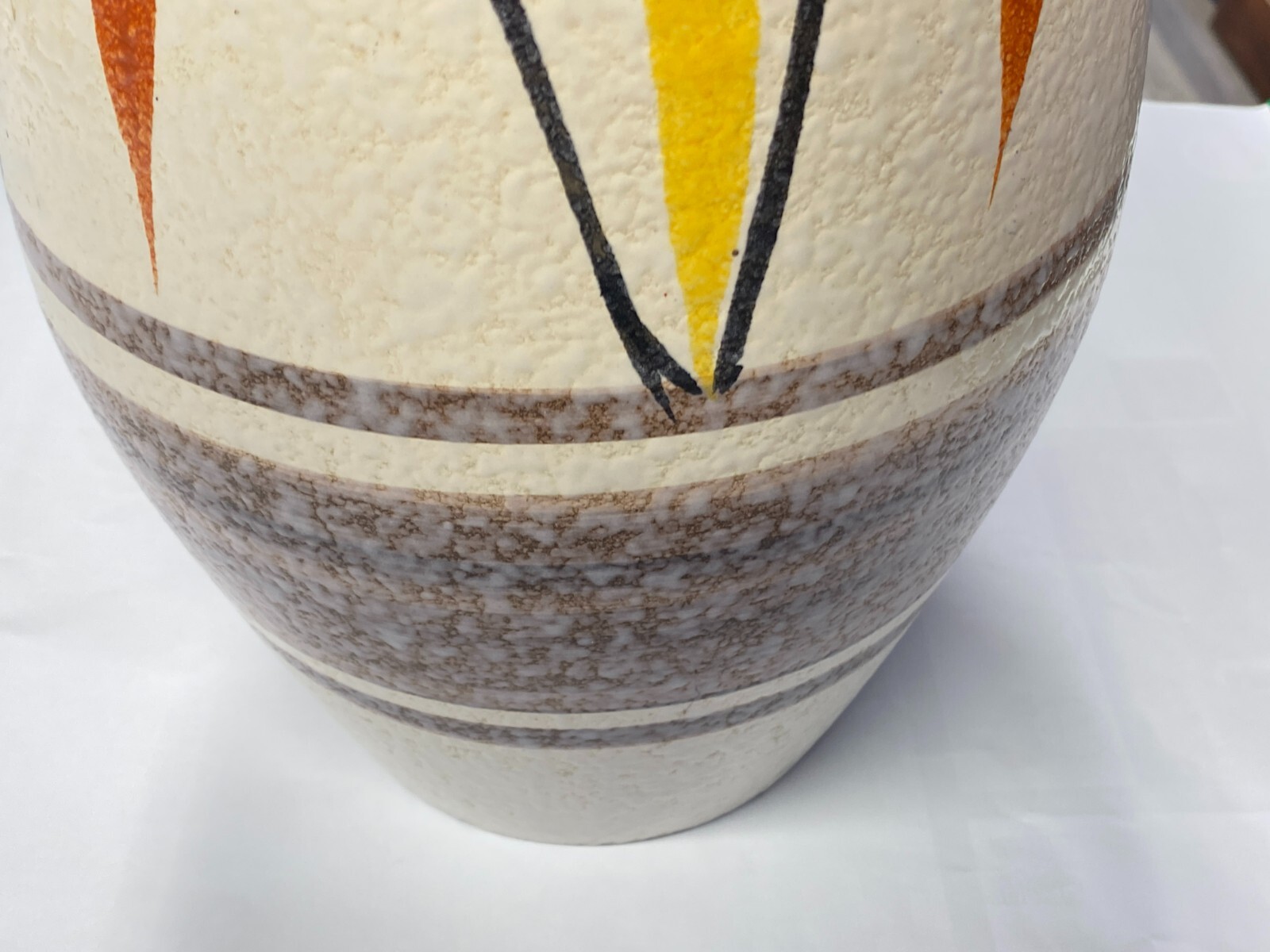 VINTAGE KERAMIK VASE 50cm BAY WEST GERMANY – Bild 16