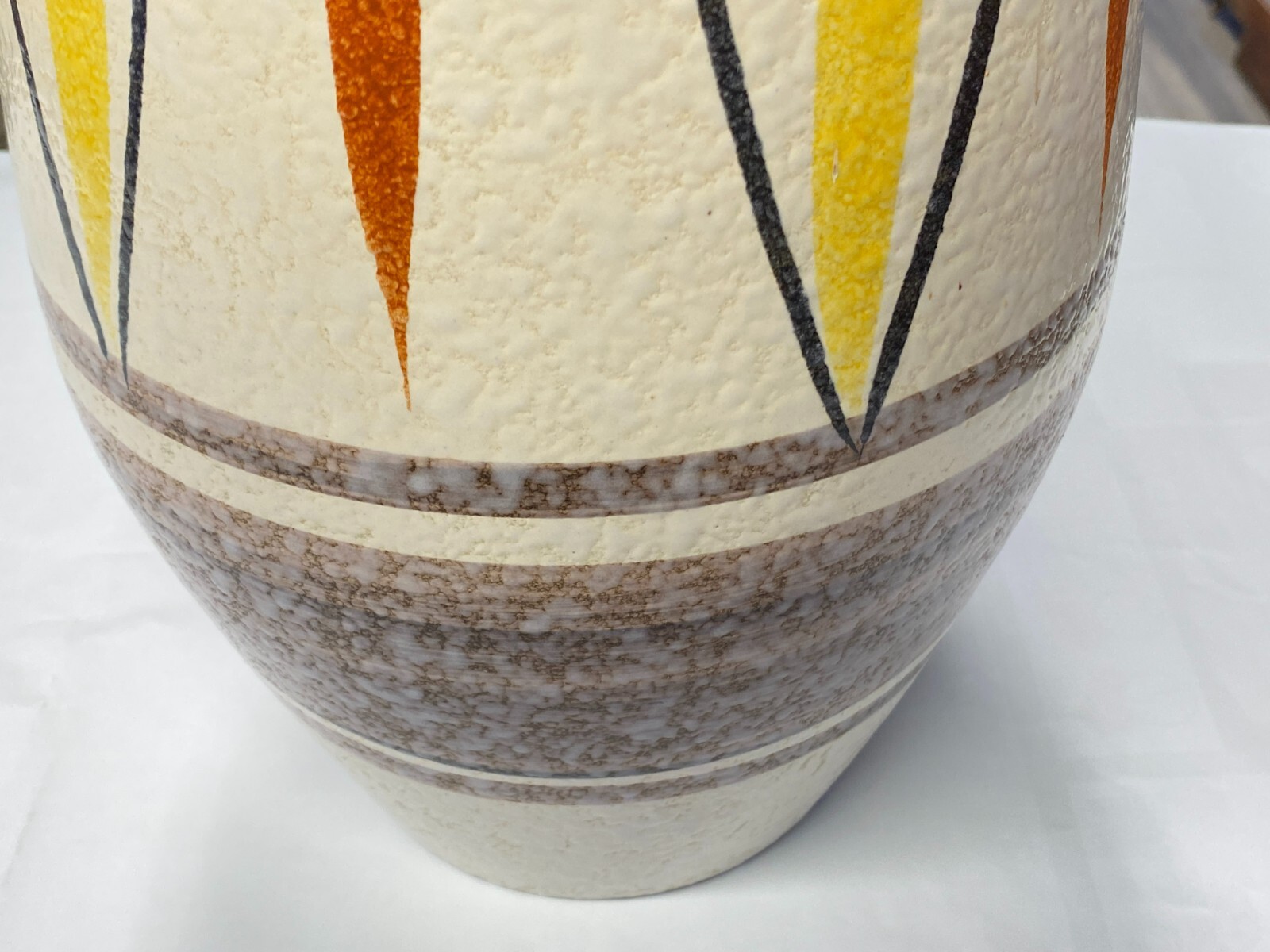 VINTAGE KERAMIK VASE 50cm BAY WEST GERMANY – Bild 19