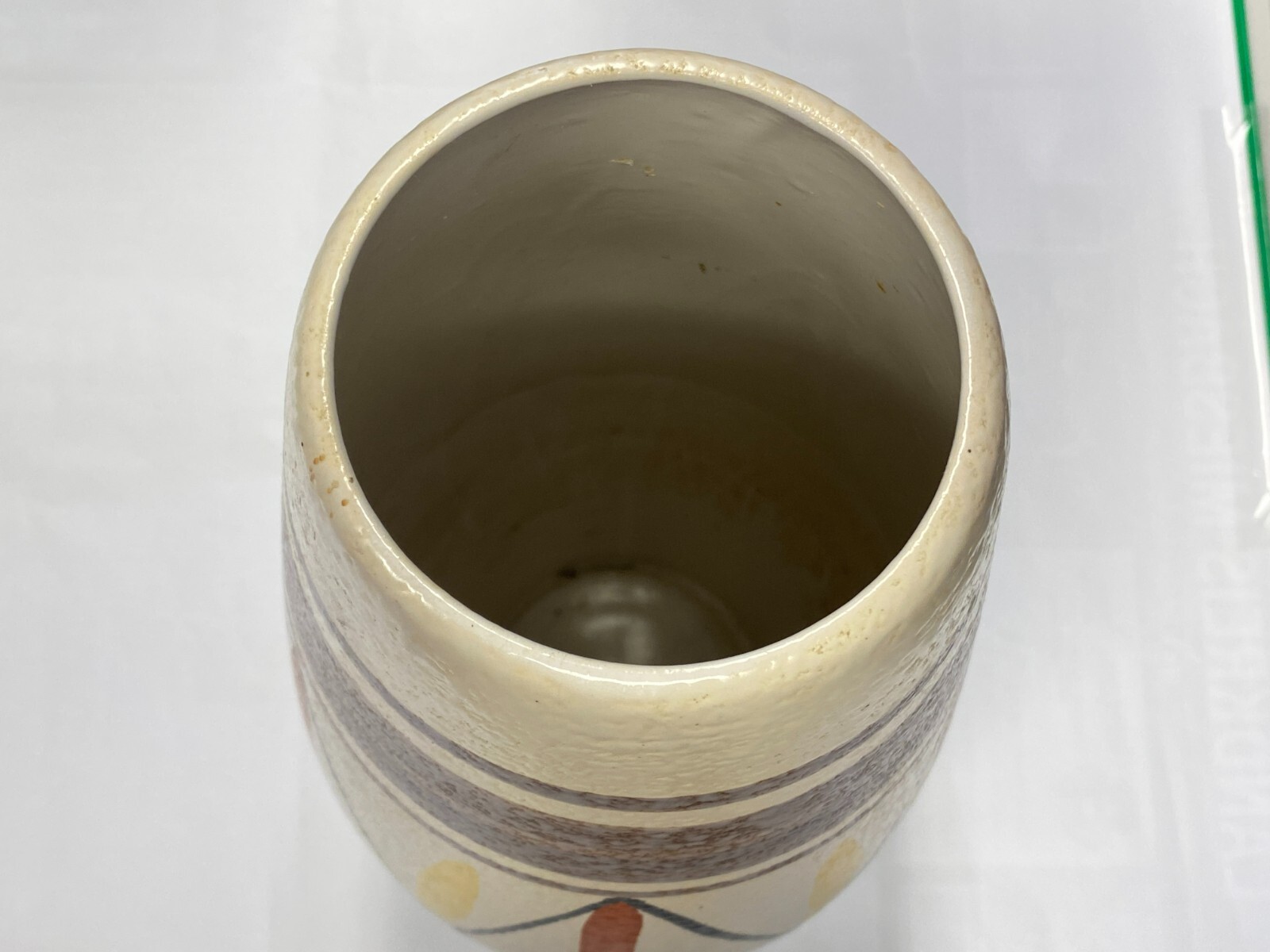 VINTAGE KERAMIK VASE 50cm BAY WEST GERMANY – Bild 7