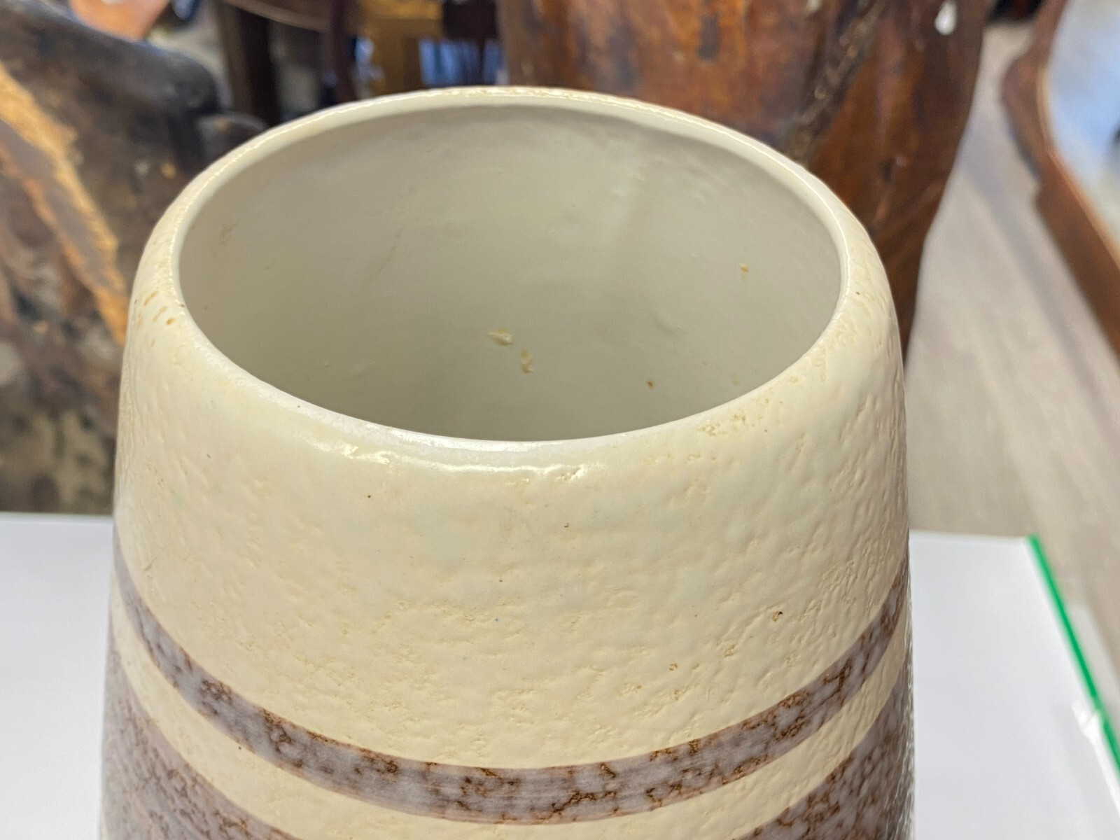 VINTAGE KERAMIK VASE 50cm BAY WEST GERMANY – Bild 8