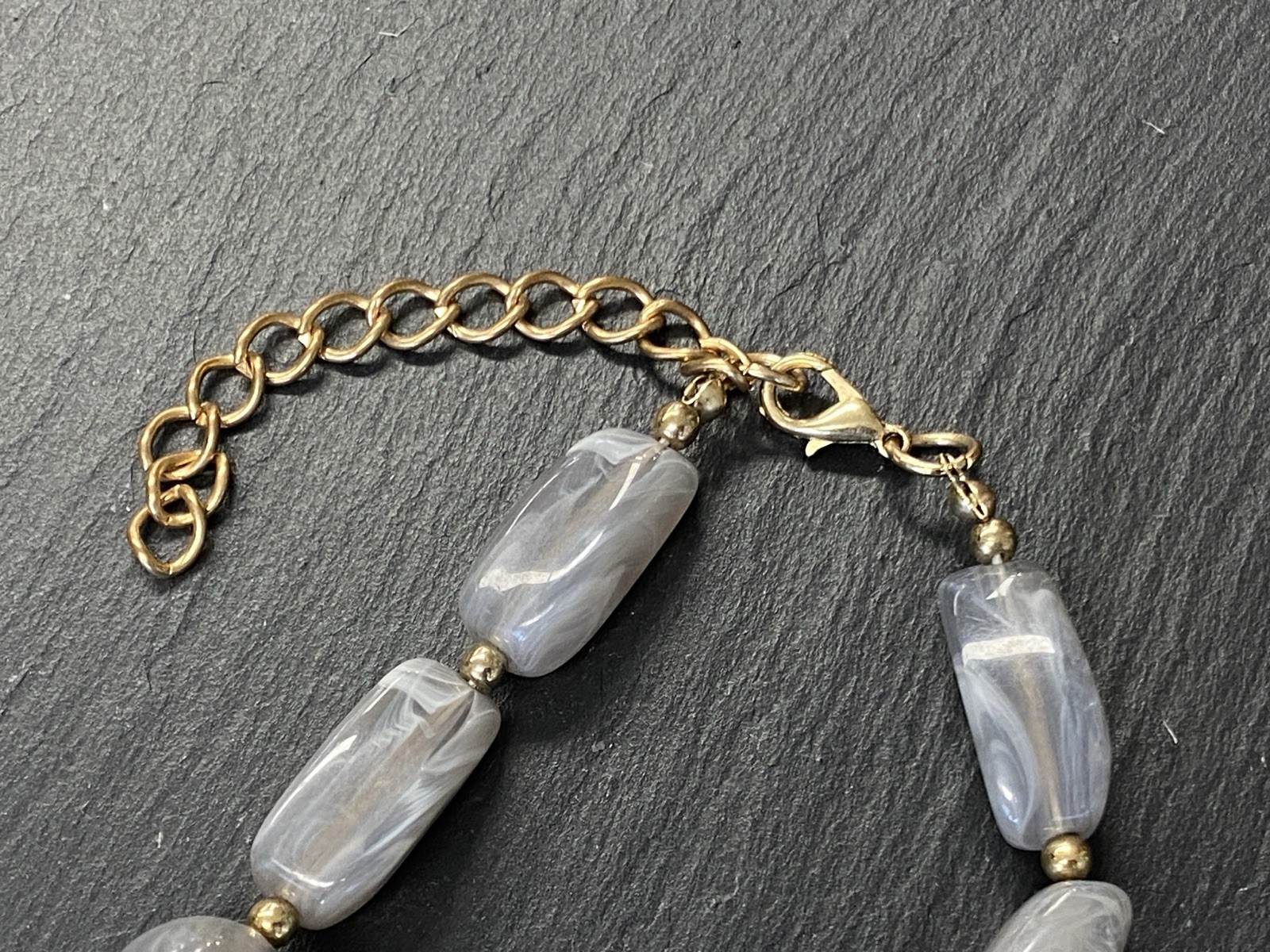 MODESCHMUCK SET HALSKETTE KETTE ARMBAND KUNSTSTEINE KÜNSTLICHE STEINE – Bild 17