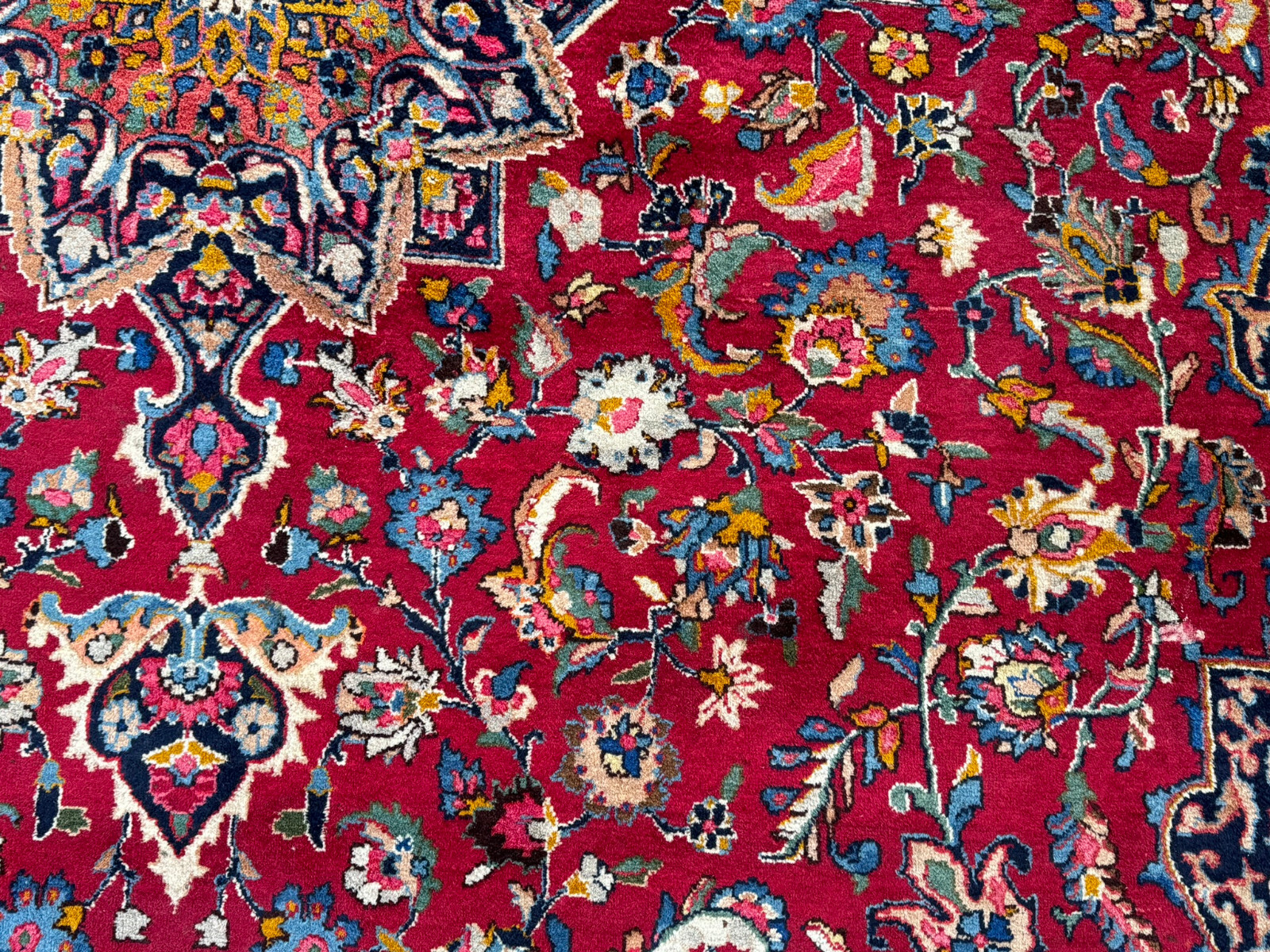 ALTER ORIENTTEPPICH WOLLE TEPPICH HANDGEKNÜPFT PERSER 398x290cm – Bild 13