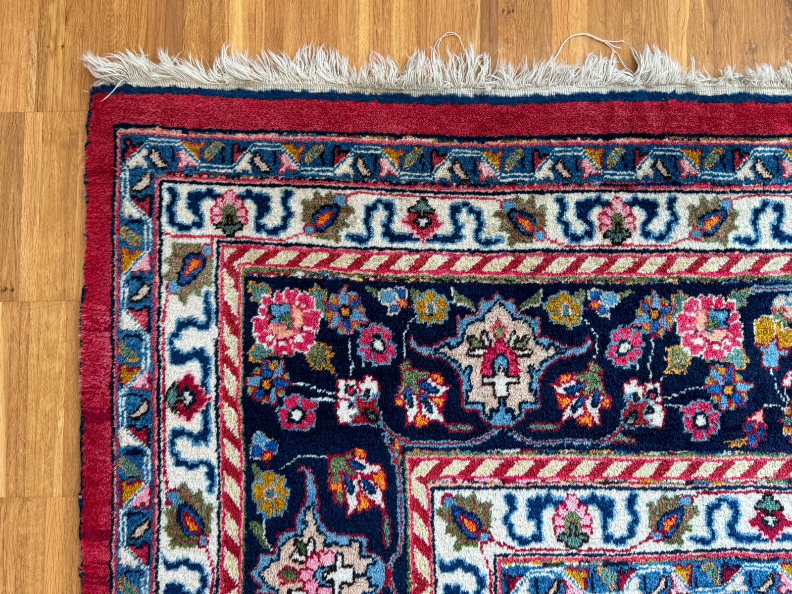 ALTER ORIENTTEPPICH WOLLE TEPPICH HANDGEKNÜPFT PERSER 398x290cm – Bild 21