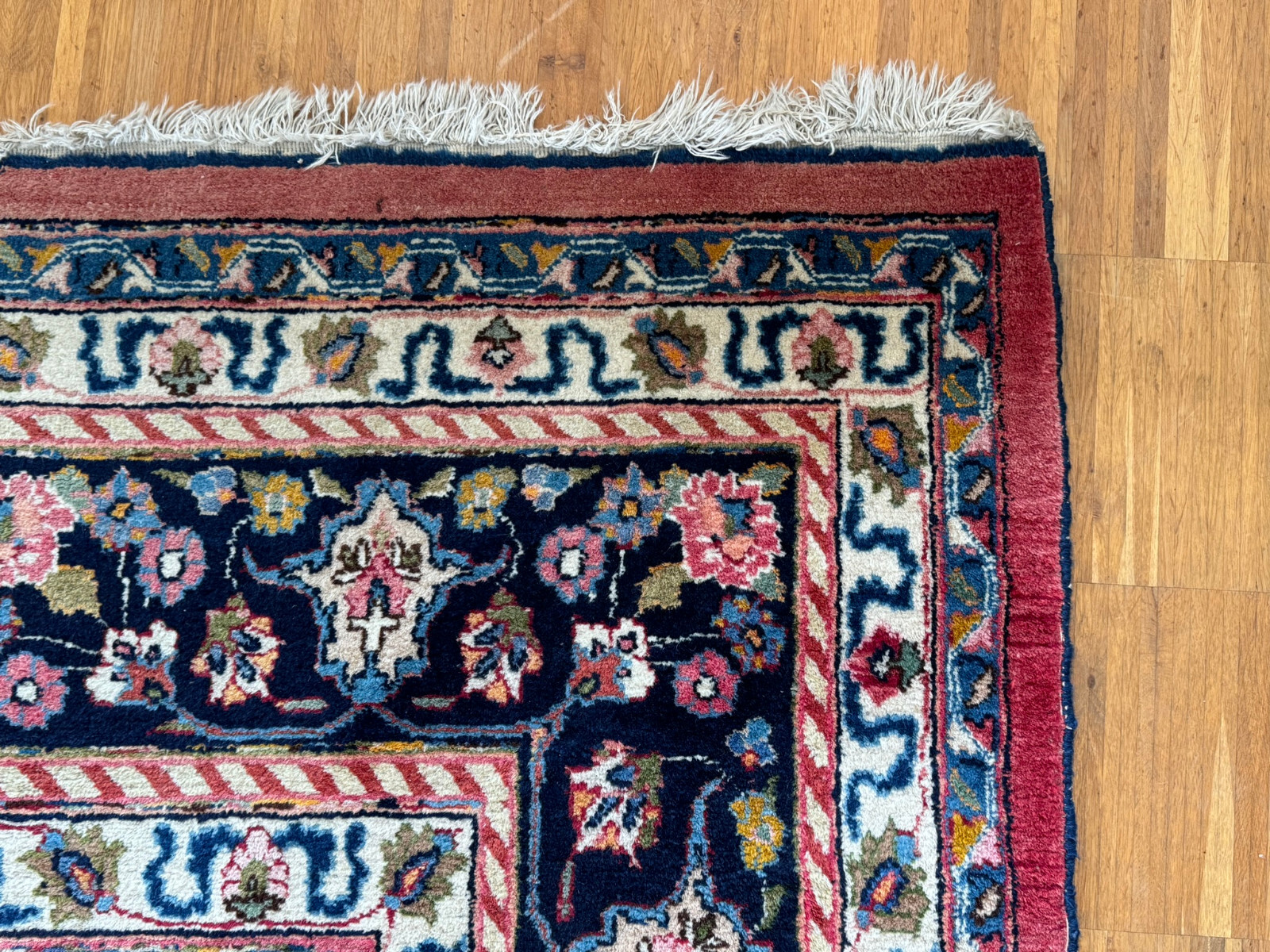 ALTER ORIENTTEPPICH WOLLE TEPPICH HANDGEKNÜPFT PERSER 398x290cm – Bild 24