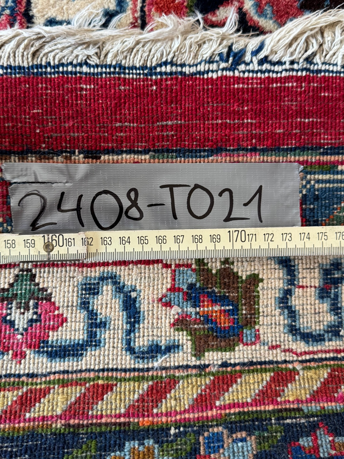 ALTER ORIENTTEPPICH WOLLE TEPPICH HANDGEKNÜPFT PERSER 398x290cm – Bild 25