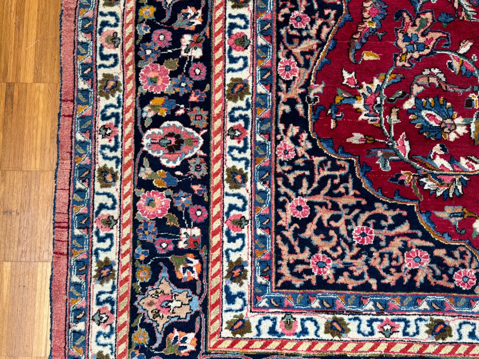 ALTER ORIENTTEPPICH WOLLE TEPPICH HANDGEKNÜPFT PERSER 398x290cm – Bild 10