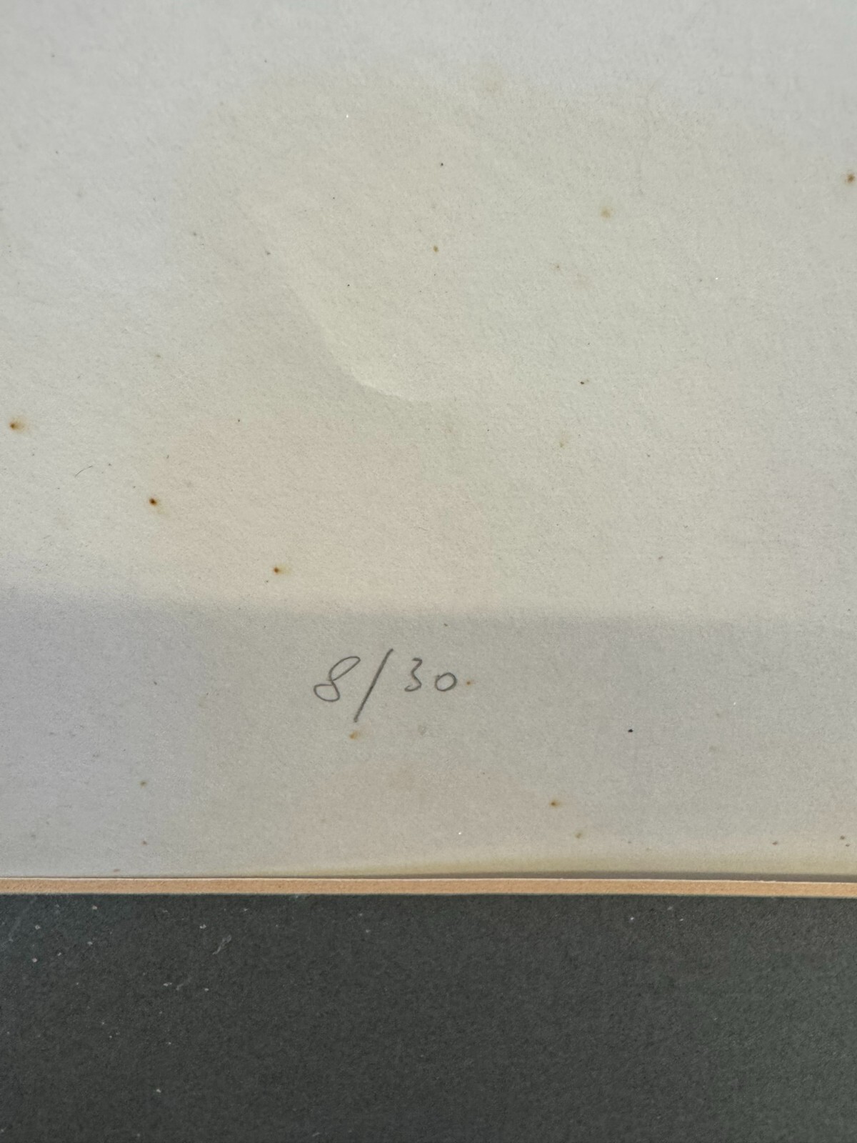 SIGNIERTE LITHOGRAFIE IN PASSEPARTOUT GERAHMT 58x100cm – Bild 13