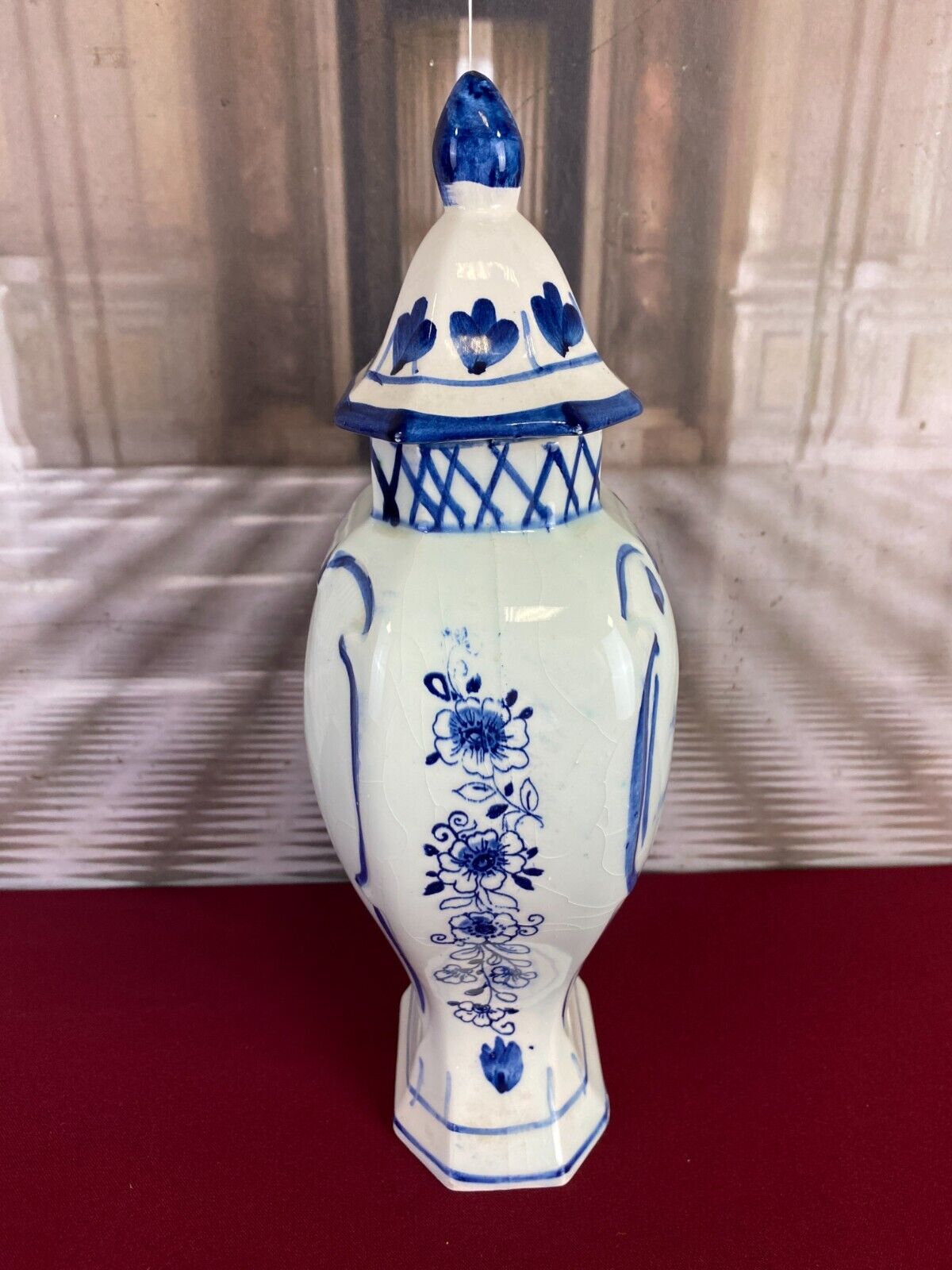 2x GROSSE KERAMIK VASE MÜHLE 32cm OHNE CHIPS HOLLAND DECKELVASE PAAR VASEN – Bild 16