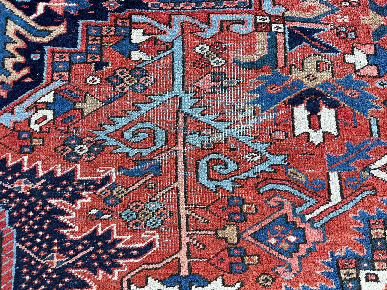 ANTIKER KASAK ORIENTTEPPICH AUS WOLLE TEPPICH ERSTE HÄLFTE 20 TES JHDT 400x306cm – Bild 13