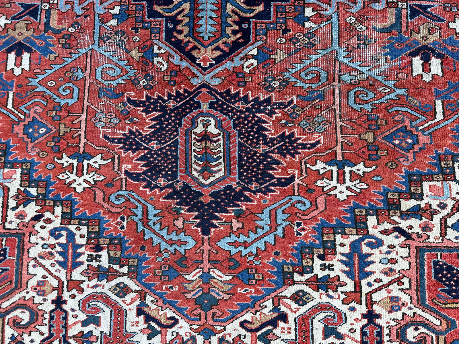 ANTIKER KASAK ORIENTTEPPICH AUS WOLLE TEPPICH ERSTE HÄLFTE 20 TES JHDT 400x306cm – Bild 9