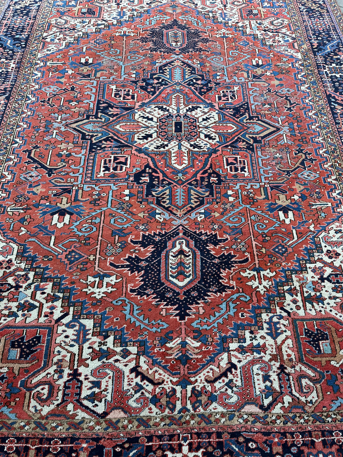 ANTIKER KASAK ORIENTTEPPICH AUS WOLLE TEPPICH ERSTE HÄLFTE 20 TES JHDT 400x306cm