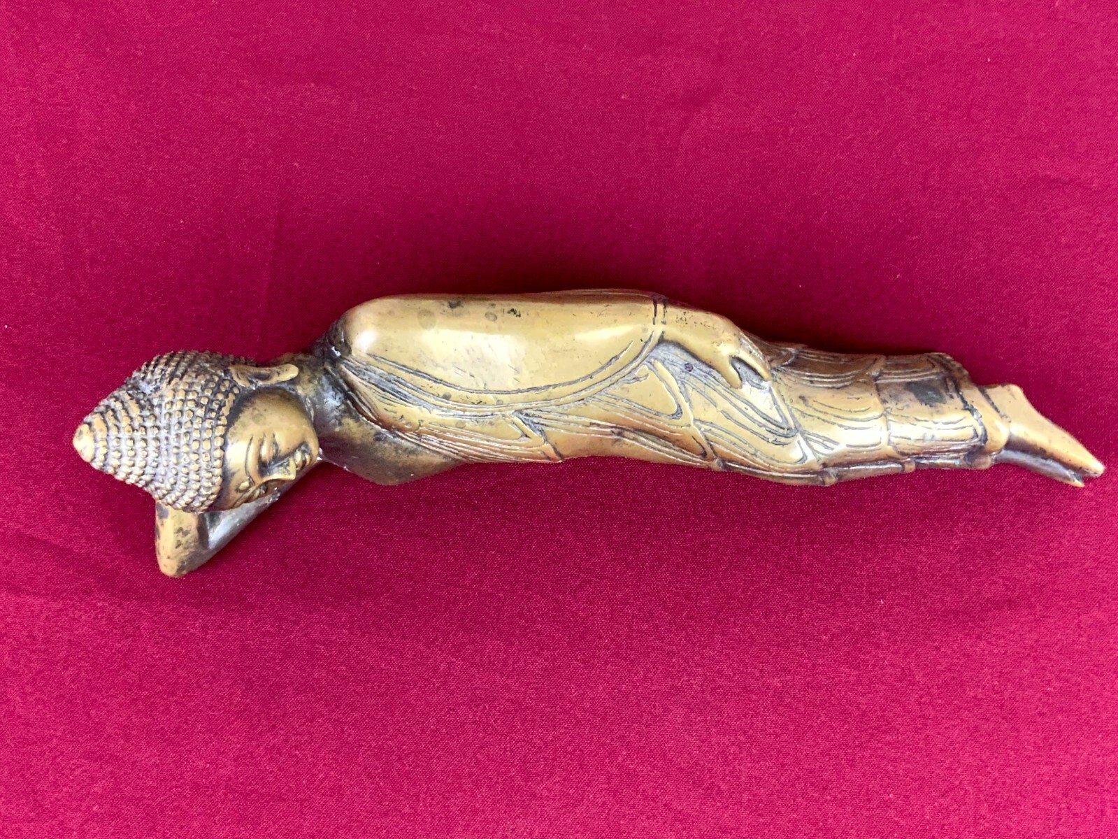 ANTIKE FIGUR LIEGENDE BODHISATTVA GUANYIN PARINIRVANA THAILAND 19 TES JHDT – Bild 13