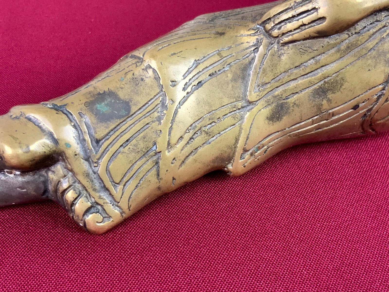 ANTIKE FIGUR LIEGENDE BODHISATTVA GUANYIN PARINIRVANA THAILAND 19 TES JHDT – Bild 20