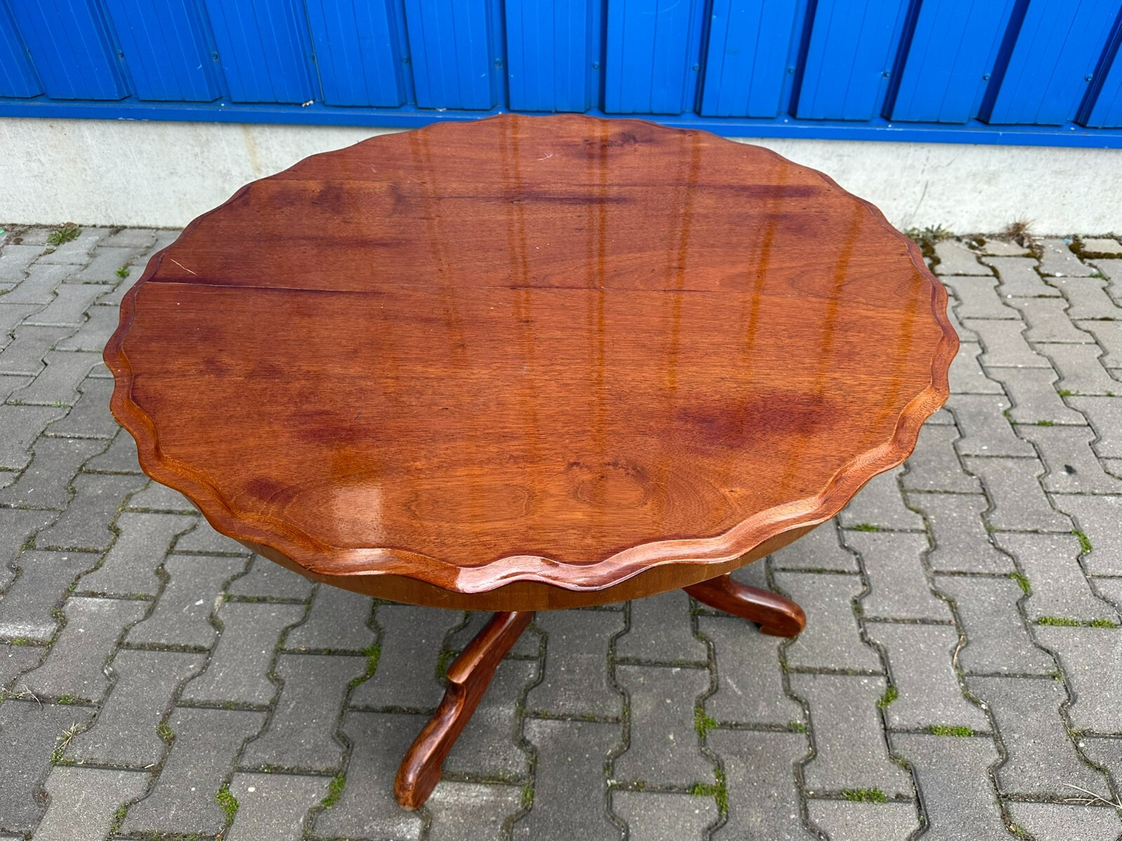ANTIKER TISCH BEISTELLTISCH SPÄT BIEDERMEIER UM 1860 MAHAGONI – Bild 12