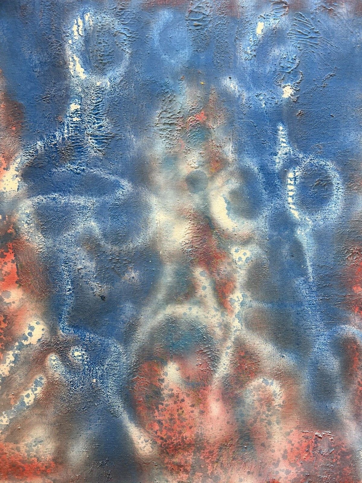 ACRYLGEMÄLDE MODERN GROSSES GEMÄLDE VON WALDEMAR KUFNER (1940-2016) 90x110cm