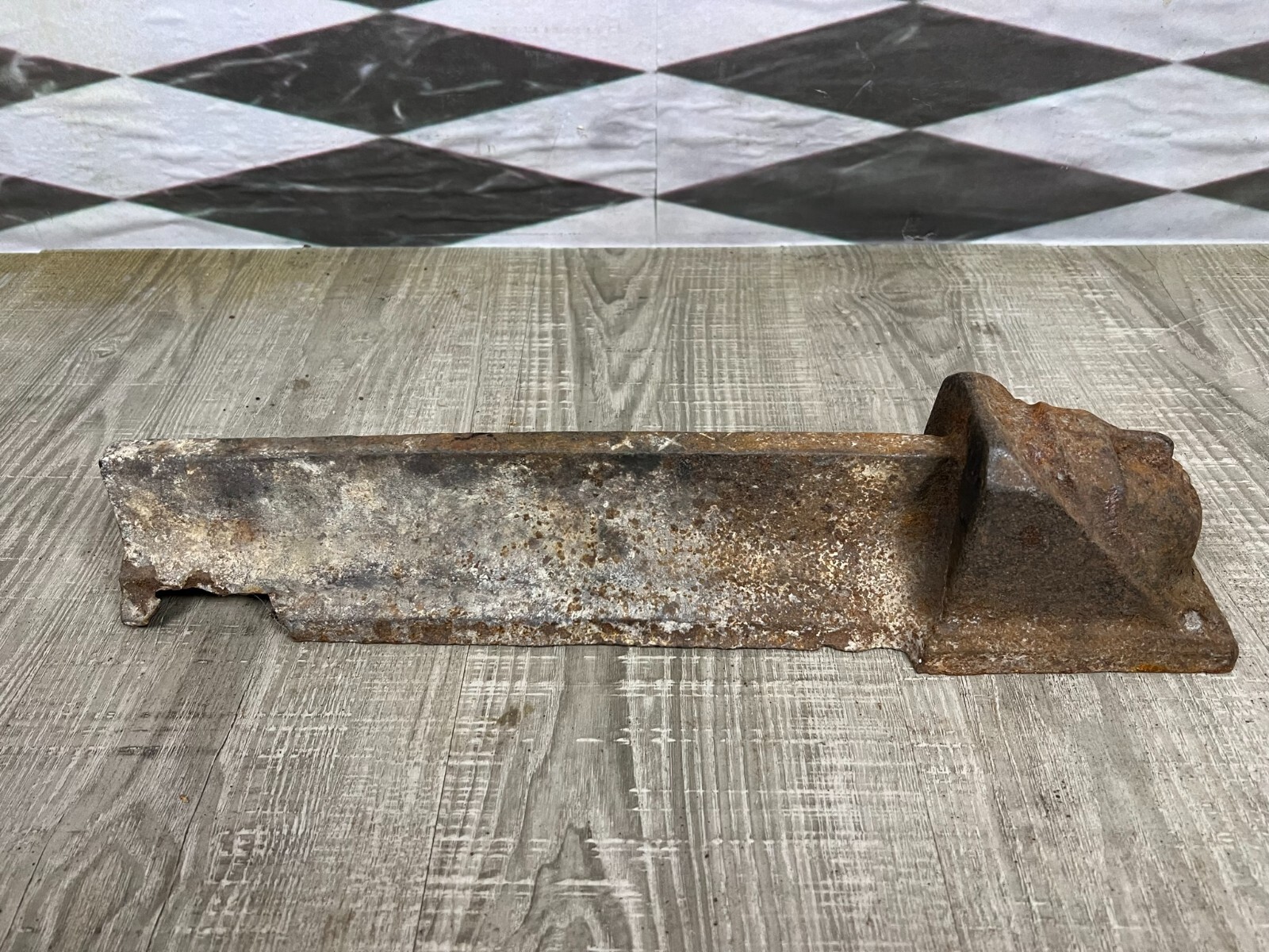 ANTIKE KAMINBÖCKE AUS EISEN 19 TES JHDT EMPIRE STIL – Bild 7