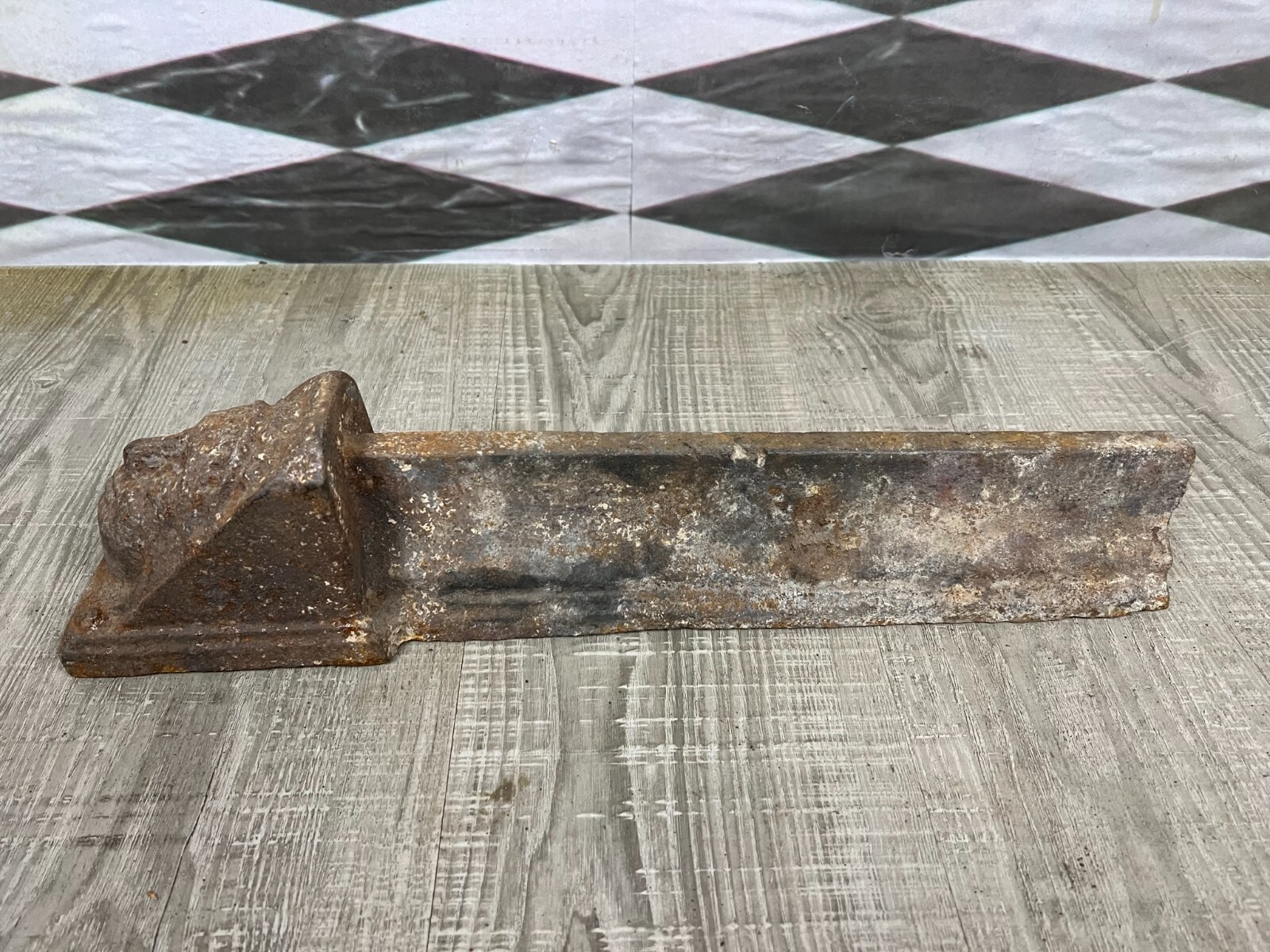 ANTIKE KAMINBÖCKE AUS EISEN 19 TES JHDT EMPIRE STIL – Bild 8