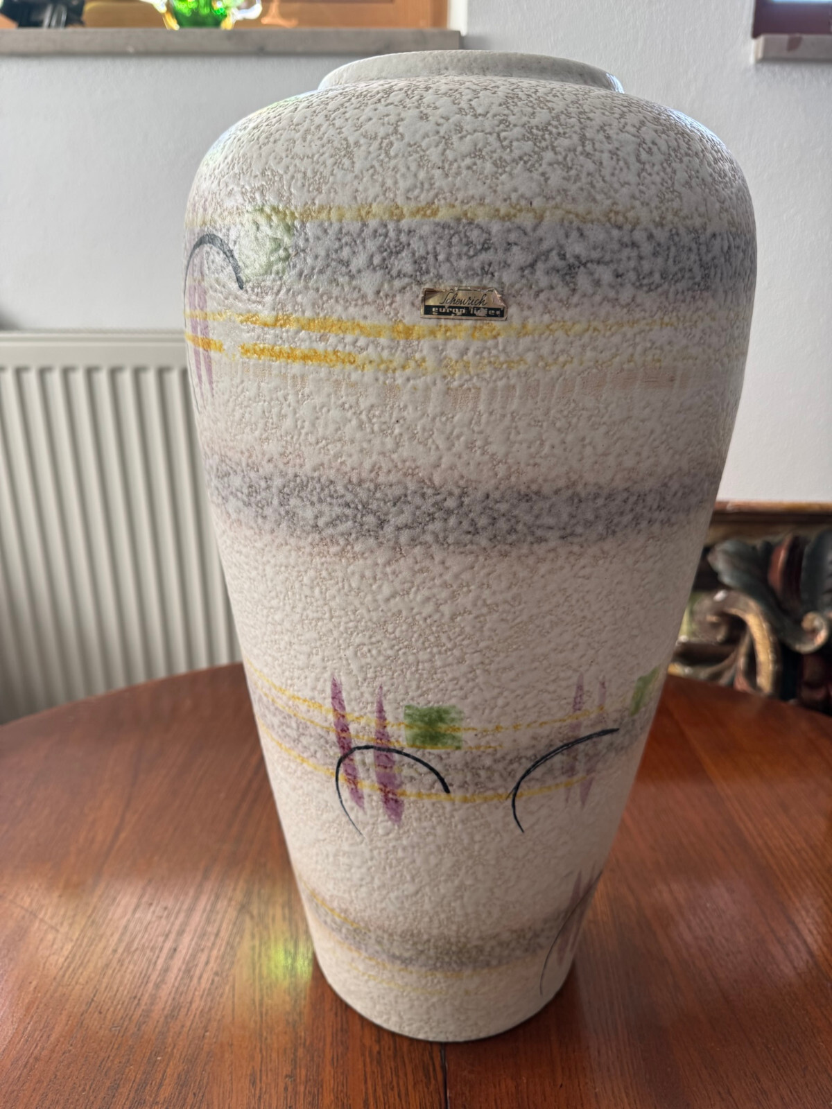 VINTAGE KERAMIK VASE SCHEURICH WEST GERMANY 51cm KERAMIKVASE