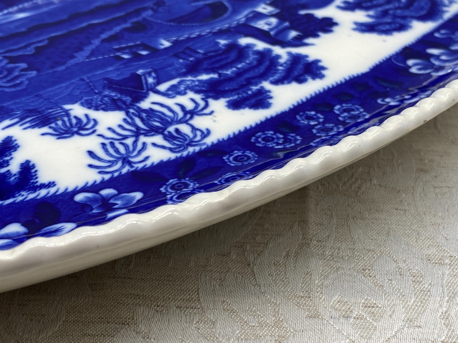 COPELAND ENGLAND SPODE´S TOWER GROSSE KERAMIK SCHALE PLATTE TABLETT 58x27cm – Bild 12