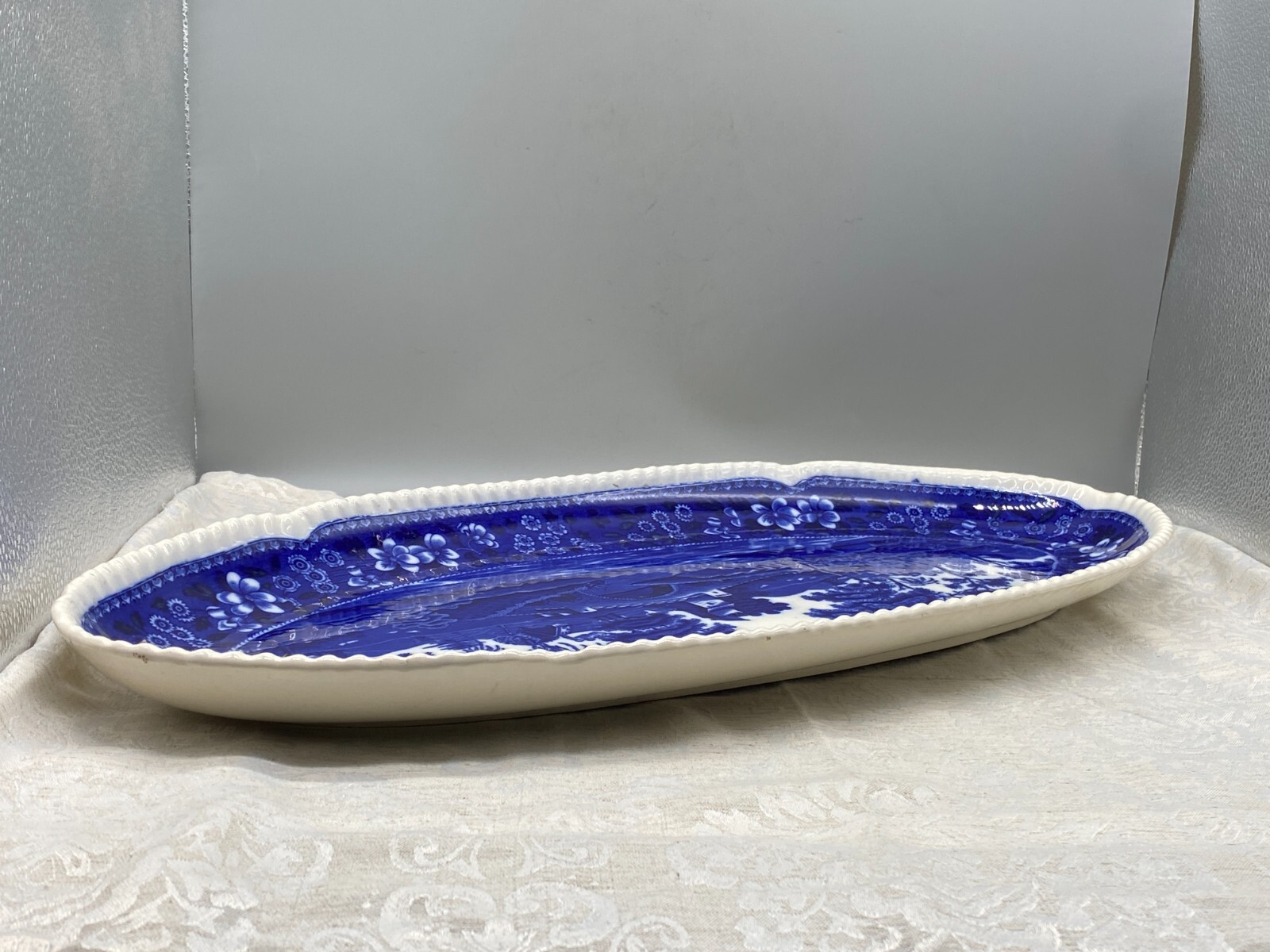 COPELAND ENGLAND SPODE´S TOWER GROSSE KERAMIK SCHALE PLATTE TABLETT 58x27cm – Bild 4