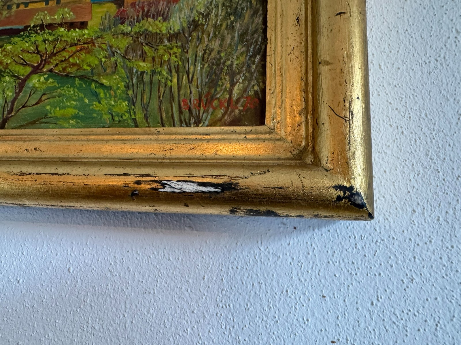 ÖLGEMÄLDE GERAHMT LANDSCHAFT ZELL AM SEE SIGNIERT BRÜCKL – Bild 15