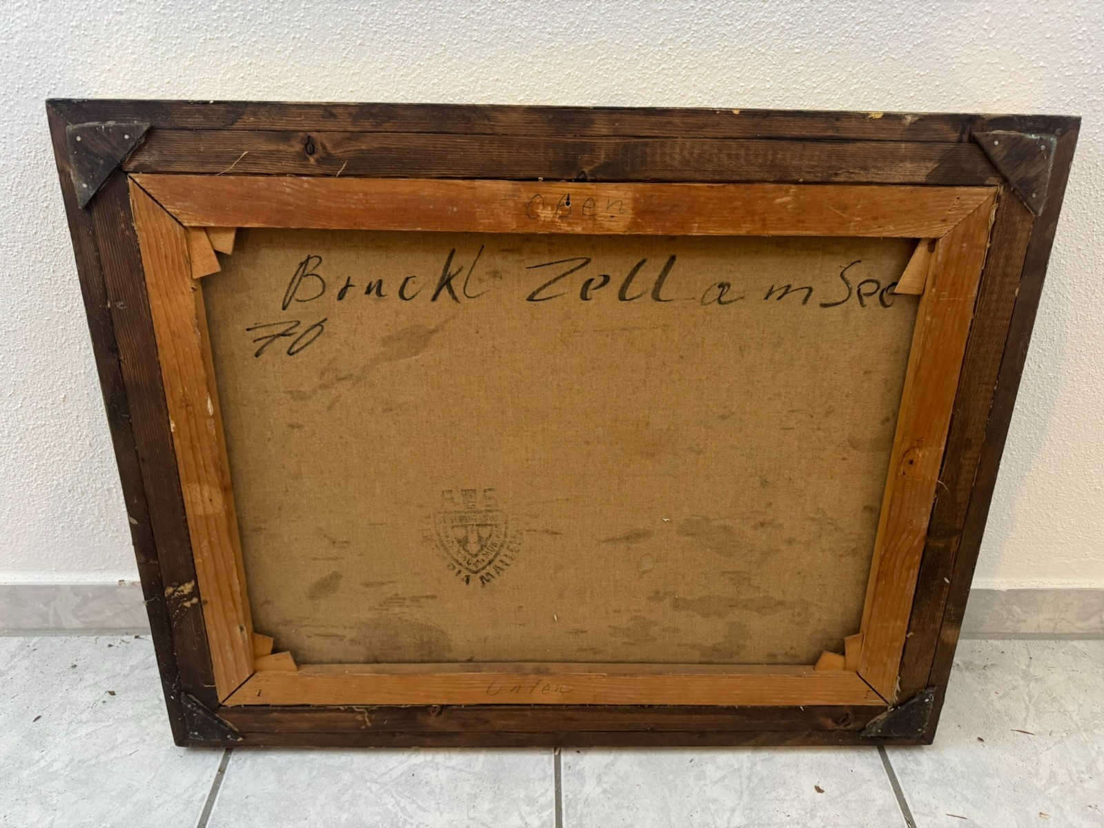 ÖLGEMÄLDE GERAHMT LANDSCHAFT ZELL AM SEE SIGNIERT BRÜCKL – Bild 19