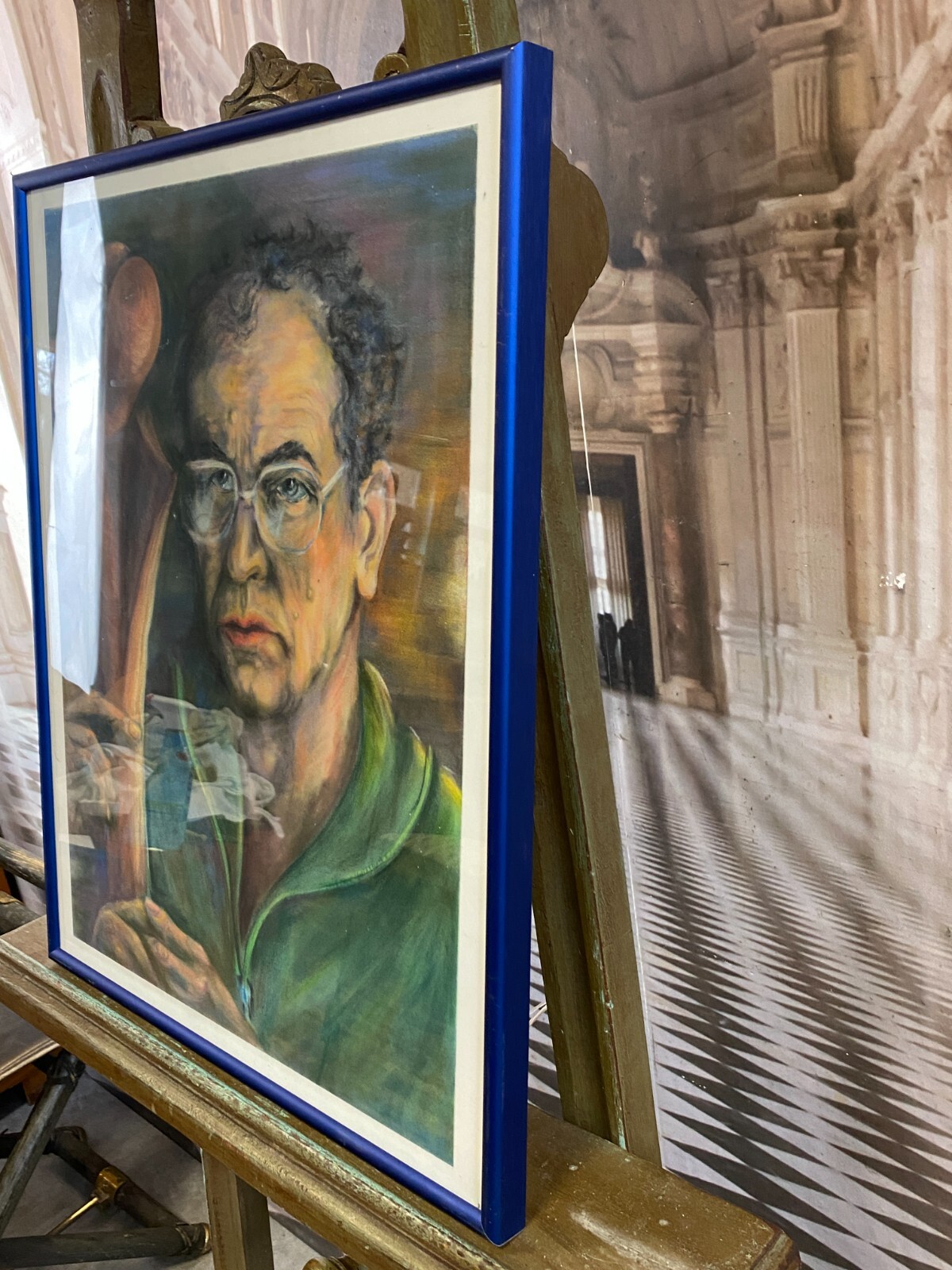 PASTELL / AQUARELL AUF PAPIER HERREN PORTRAIT ATTR. HARRY PEISHAR – Bild 11