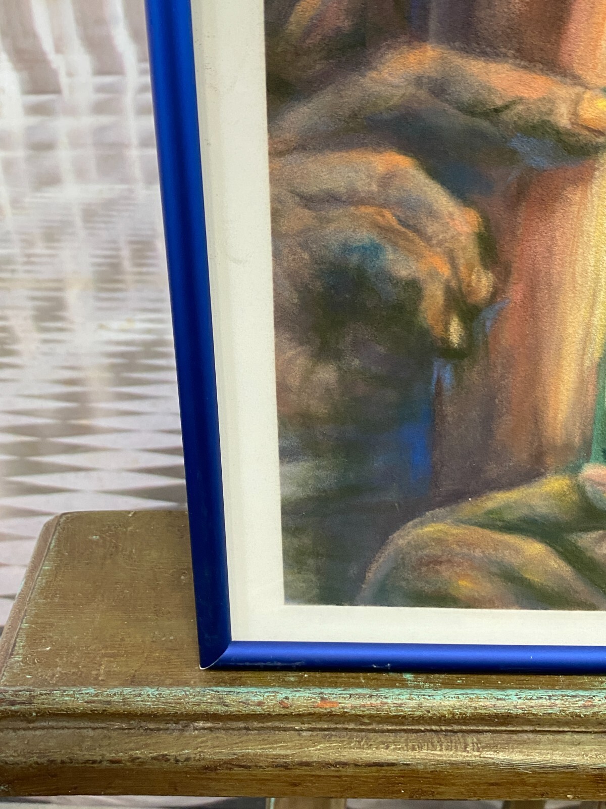 PASTELL / AQUARELL AUF PAPIER HERREN PORTRAIT ATTR. HARRY PEISHAR – Bild 6