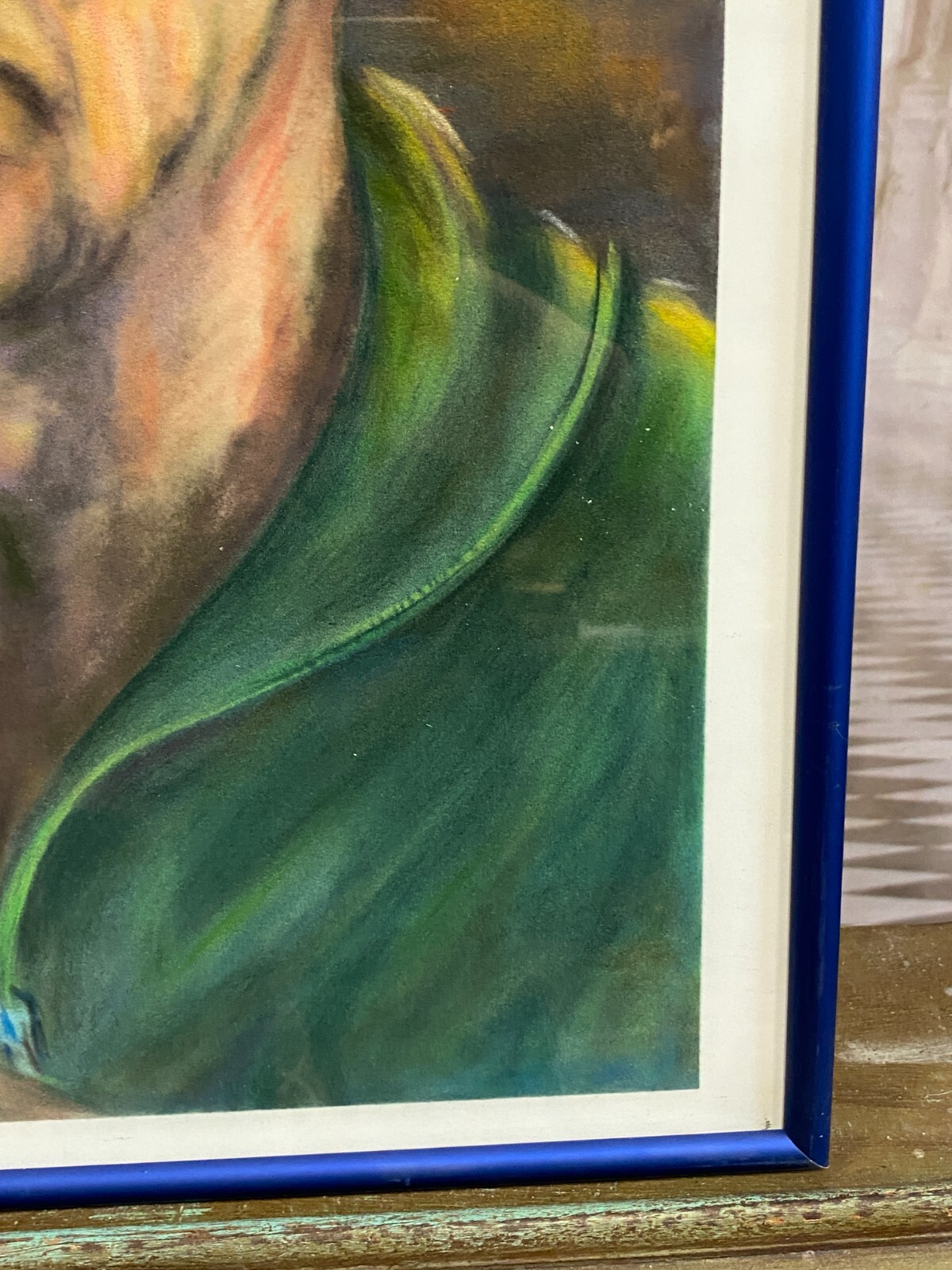 PASTELL / AQUARELL AUF PAPIER HERREN PORTRAIT ATTR. HARRY PEISHAR – Bild 7