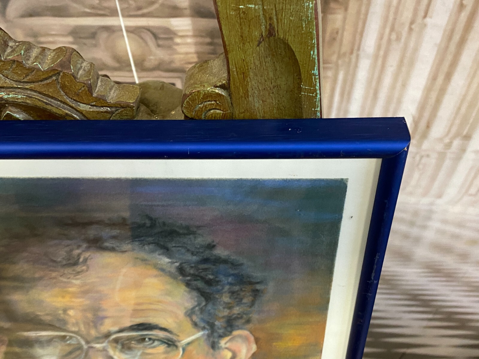 PASTELL / AQUARELL AUF PAPIER HERREN PORTRAIT ATTR. HARRY PEISHAR – Bild 10