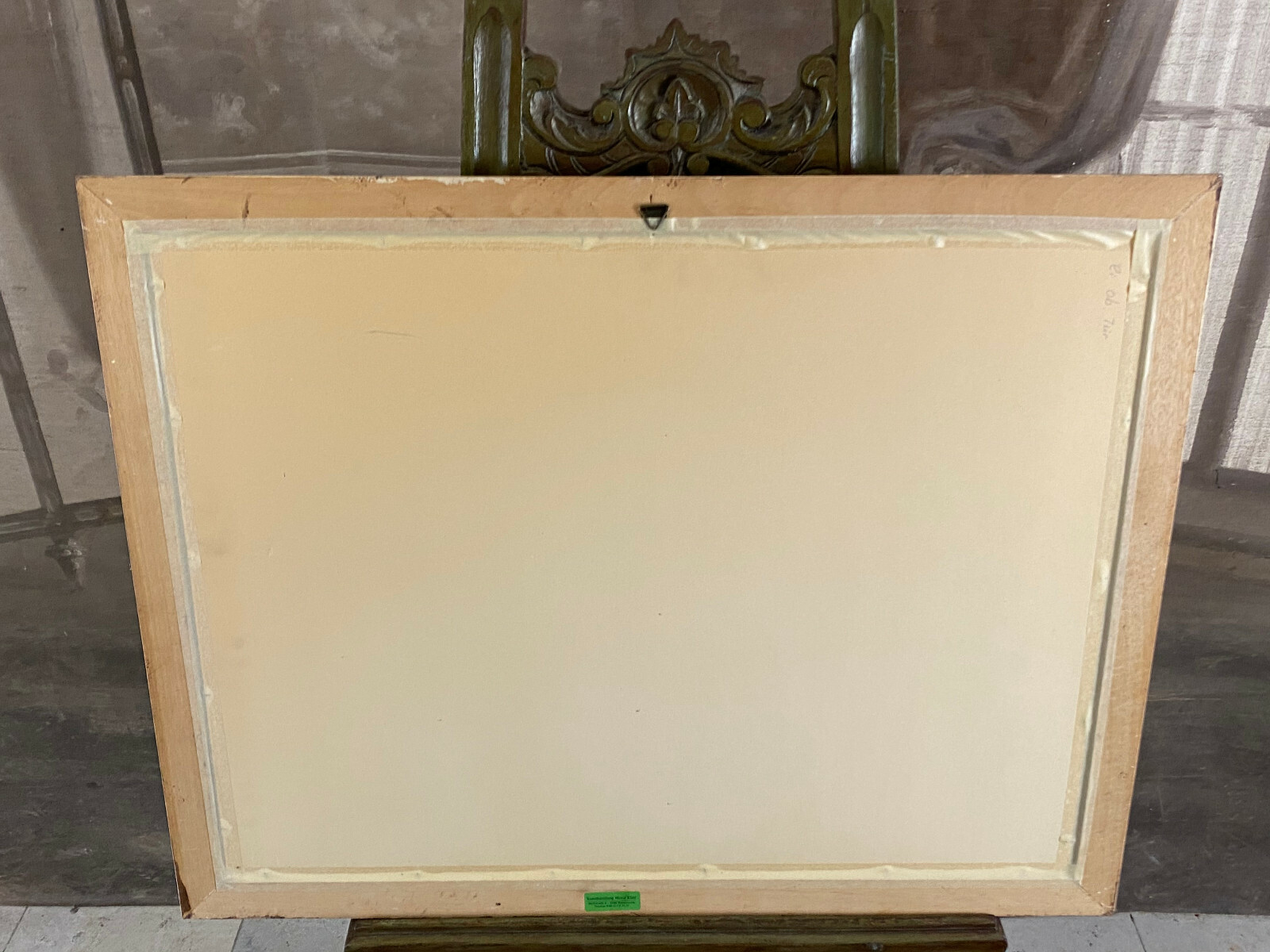 MISCHTECHNIK GOUACHE KREIDE BLUMEN GERAHMT PEIRANO ABMESSUNGEN 84x65cm – Bild 9