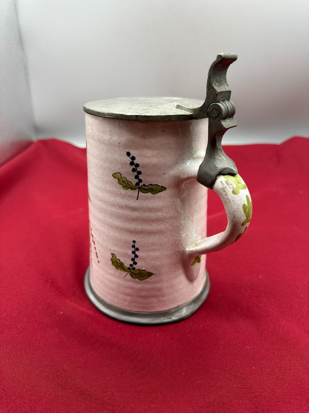 ANTIKER HUMPEN KRUG BAROCKKRUG KERAMIK HANDBEMALT 19 TES JHDT – Bild 9